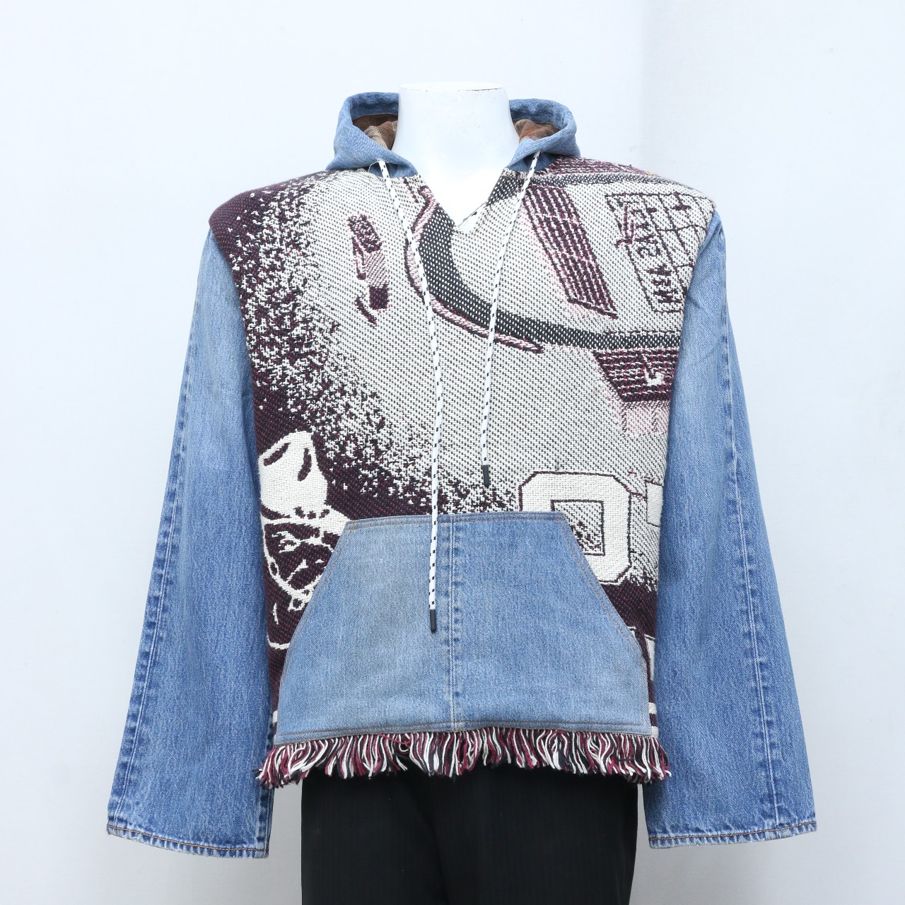 CV0111 Upcycled Tapersty Denim Jackets - 20 Pcs