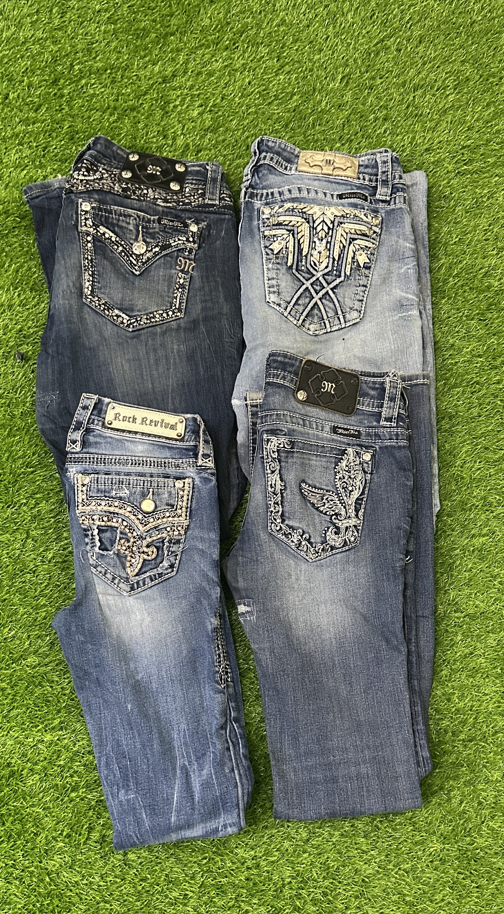 Miss me and rock revival flared jeans 12 pieces