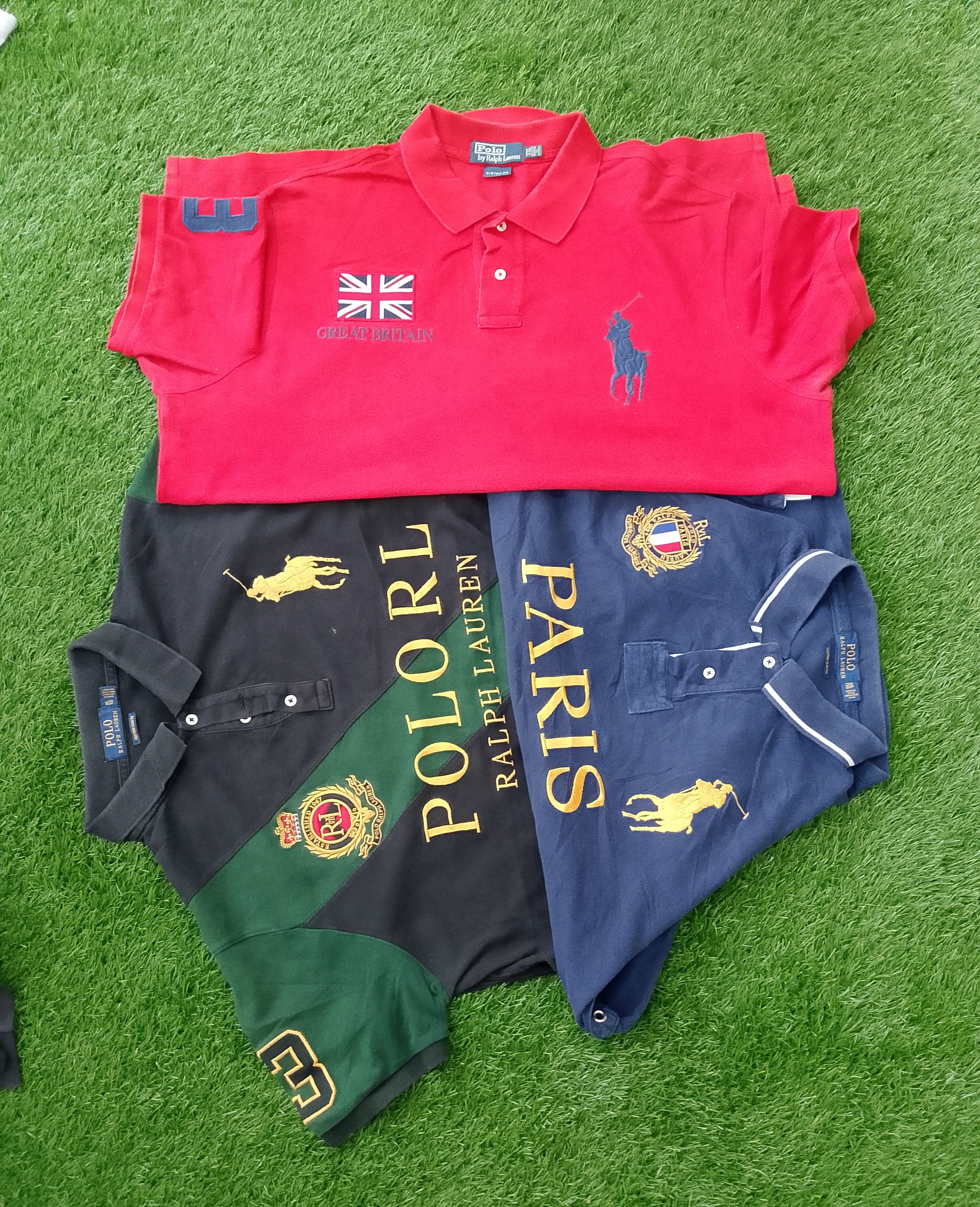 T-shirts à grand logo et de pays Polo Ralph Lauren