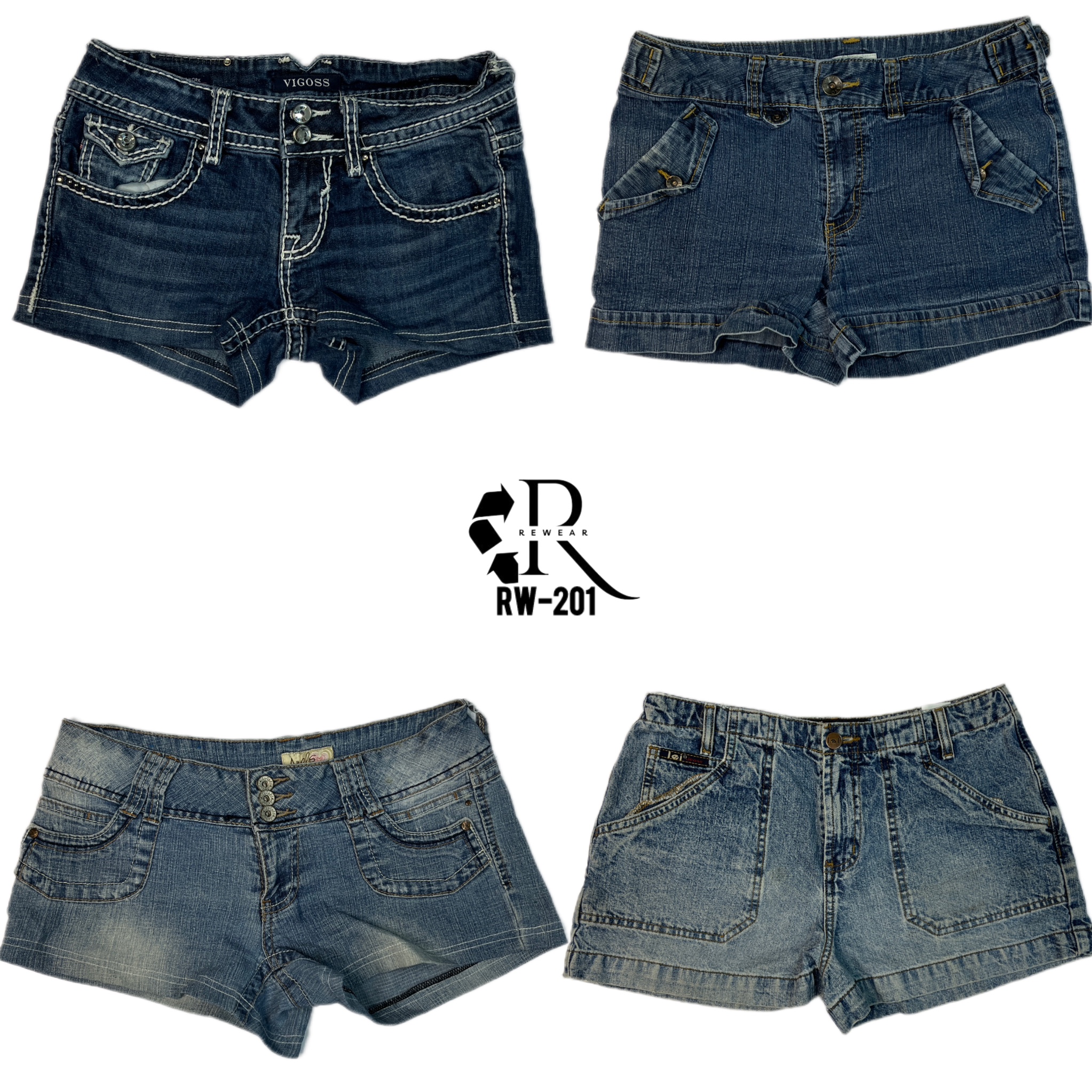 Y2K Mini shorts exclusivos (RW-201)