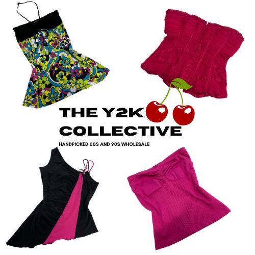 00s European Clubcore Cami tops and halter tops mix (TEC86)