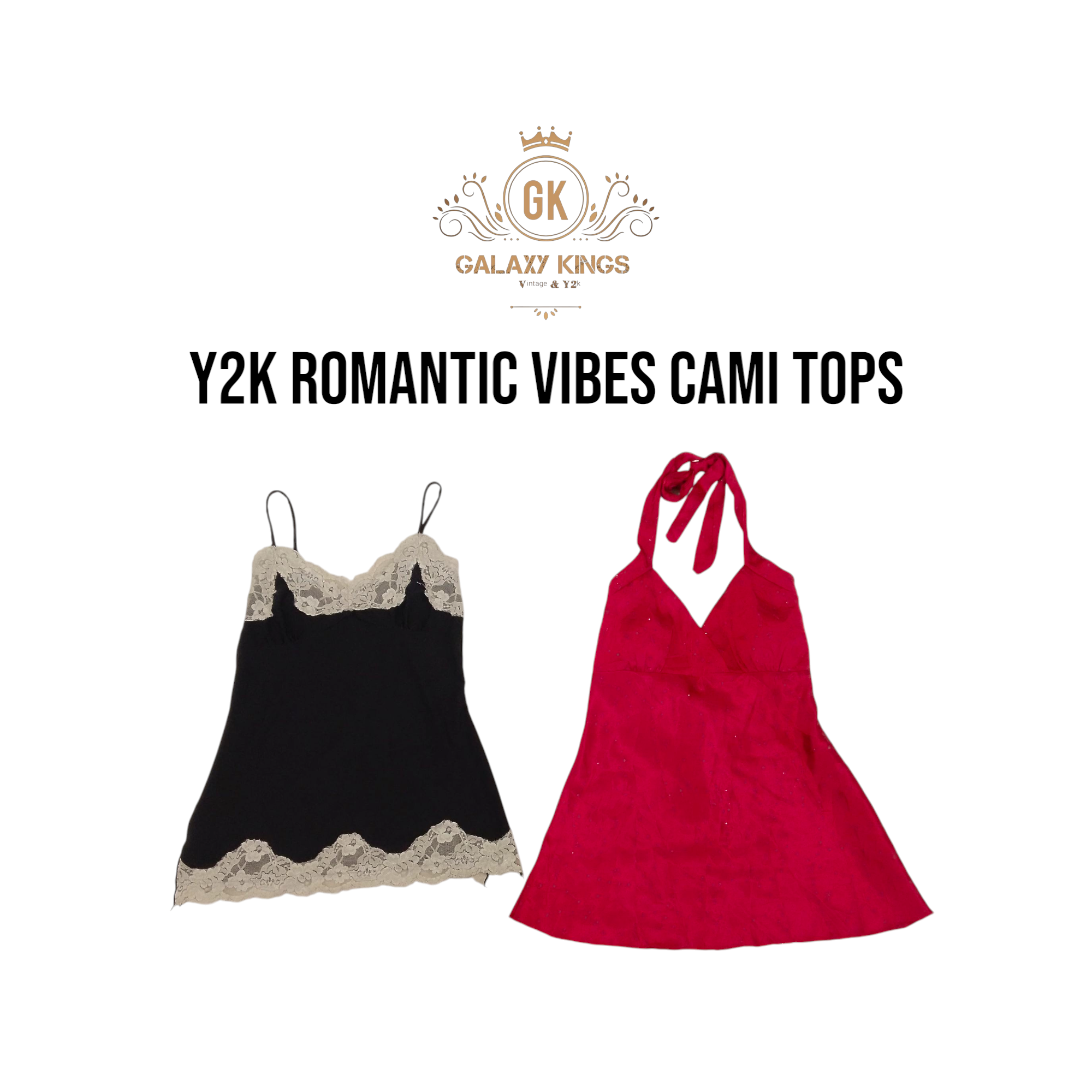 Y2K romantische Vibes Cami Tops