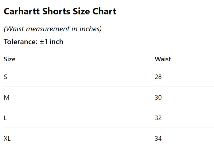 Shorts Carhartt retravaillés