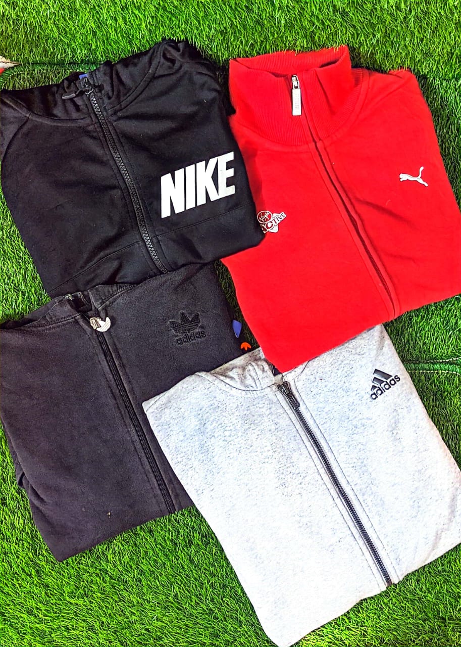 Branded zipper ,sweatshirts
