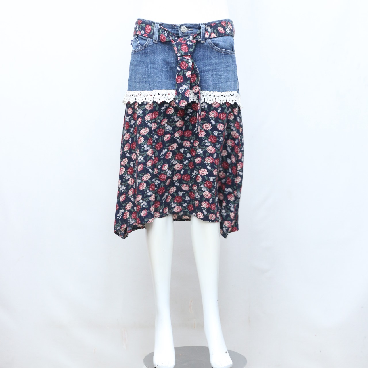 Saia de Denim Rework CV0124 com Base Polly - 20 Peças