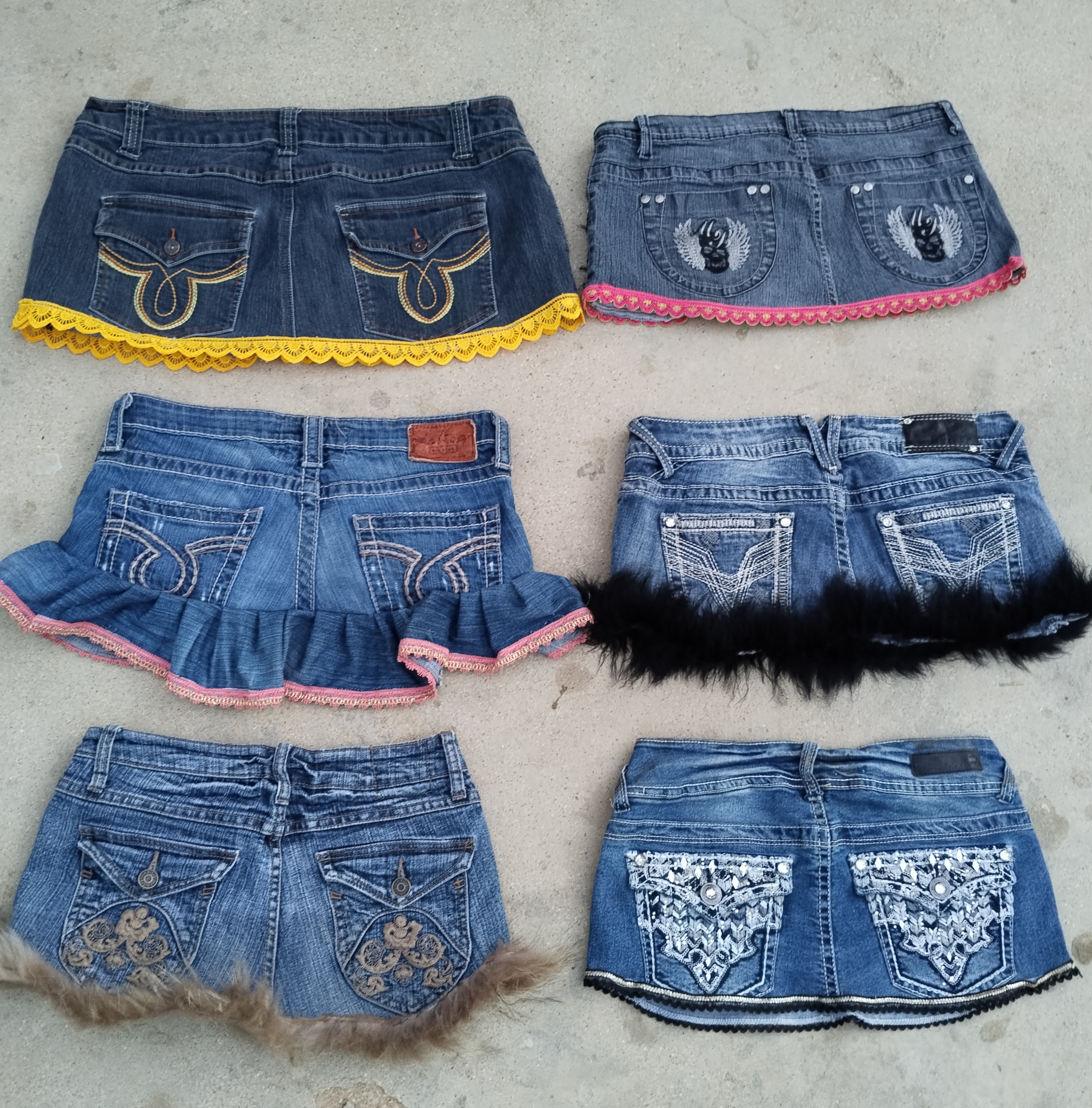 Designer mini skirts ||