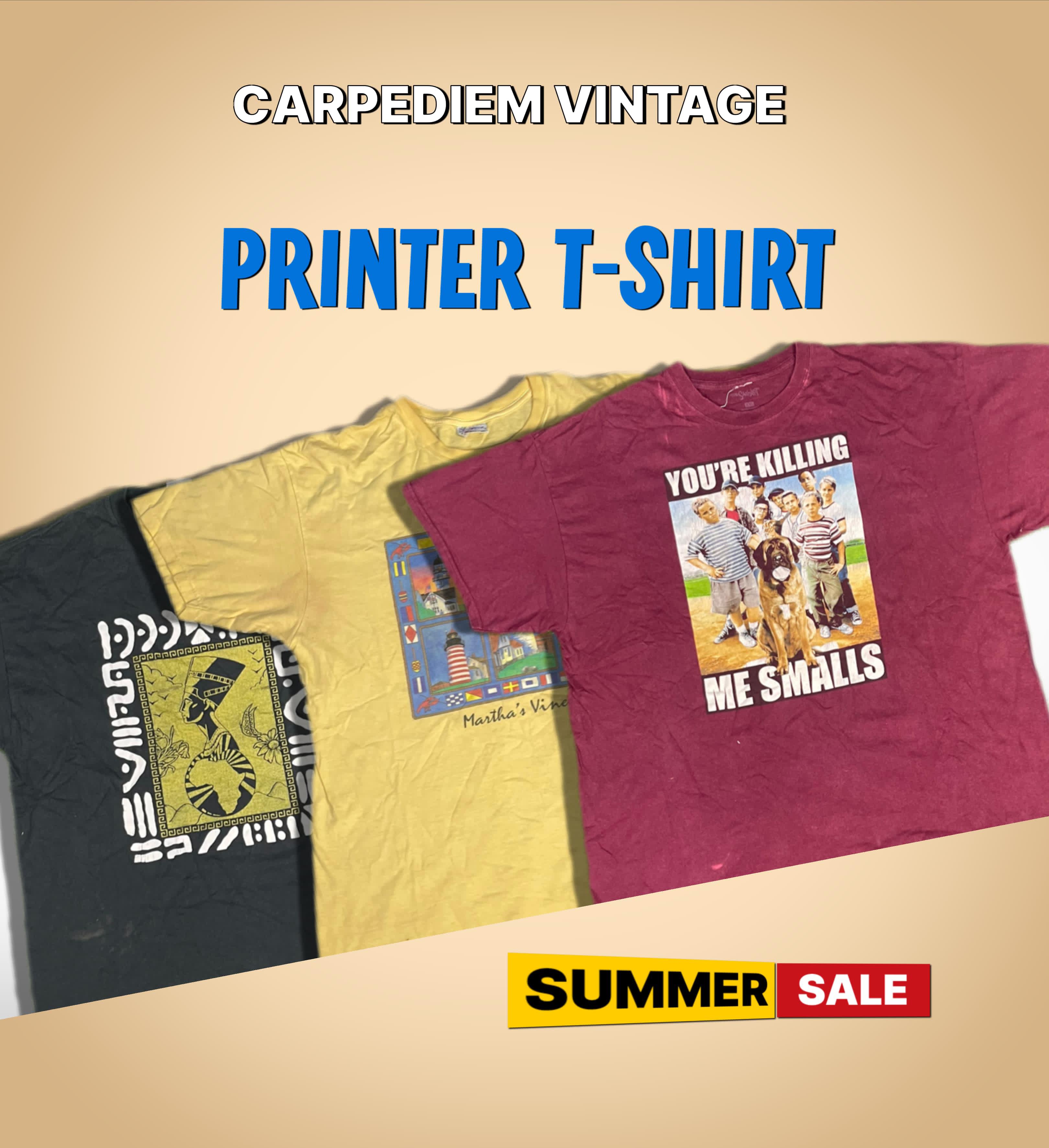 Camiseta impresa 13 piezas