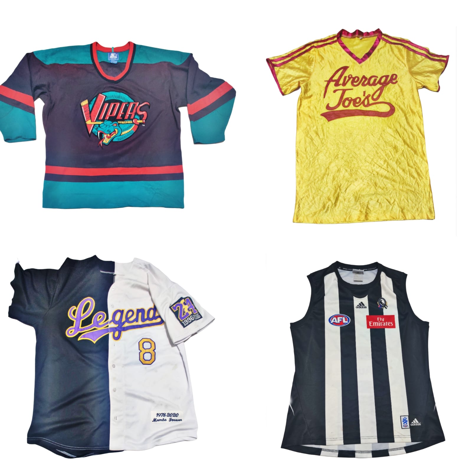 Branded jersyes
