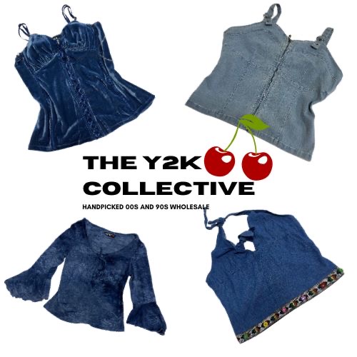 Y2K European Cowgirl Mixed Cami Tops and Mesh Tops ft. Armani(TEC47)