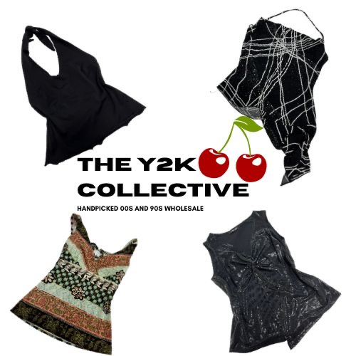 Y2K European Bestseller Mix Aesthetic Cami Tops and Halter Tops Mix (TEC92)