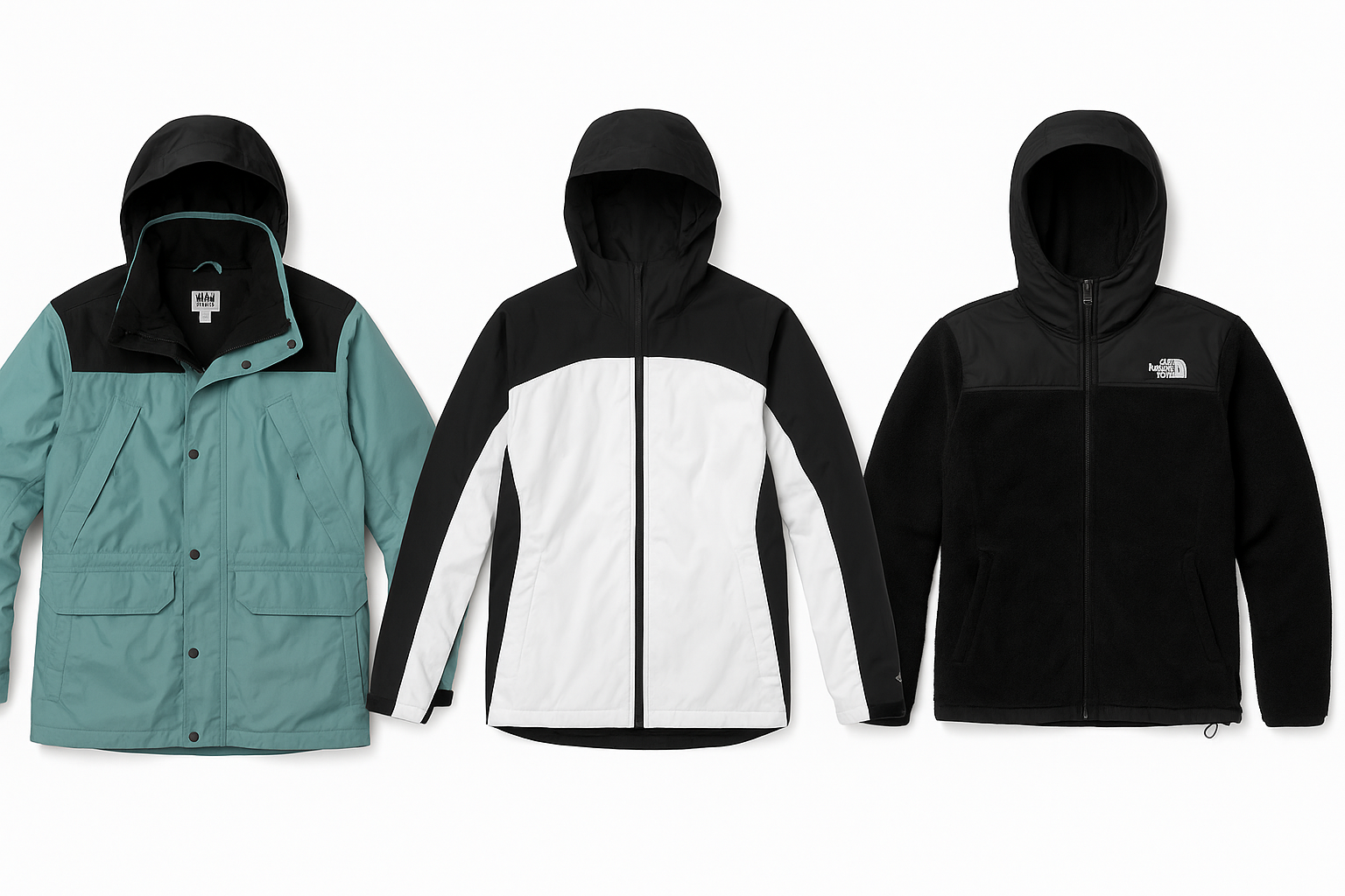 The North Face Fleece and Windbreaker Jackets 25