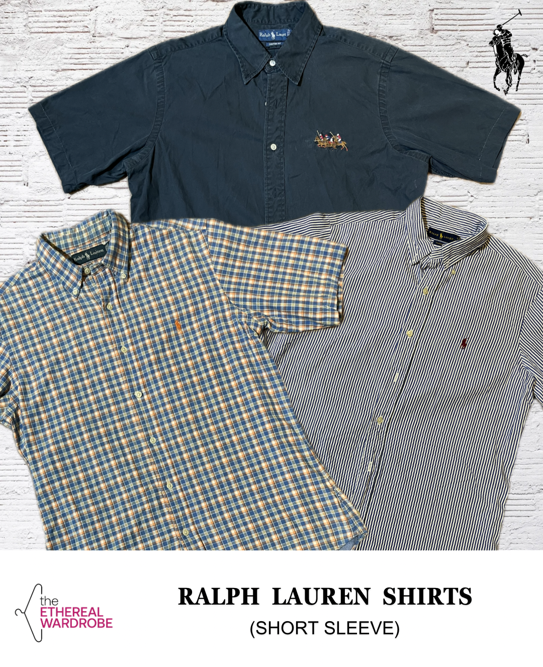 Ralph Lauren Hemden einschließlich Big Pony 20 Stück Kurzarm (RN: 1065)