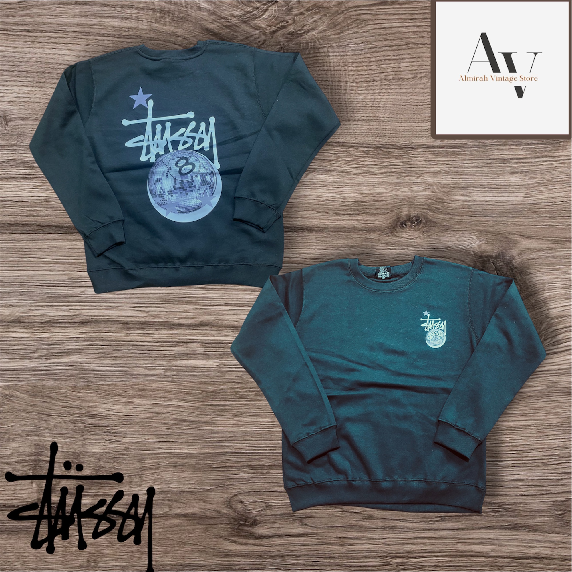 Stussy rework style spark sweatshirts