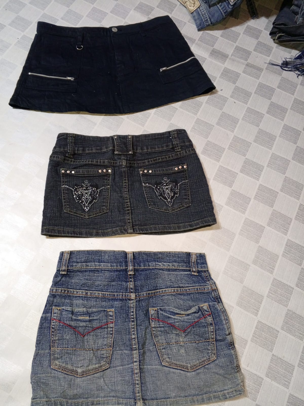 RING DENIM UND ANDERE MIXMARKEN MINI-ROCKE (ID 542)