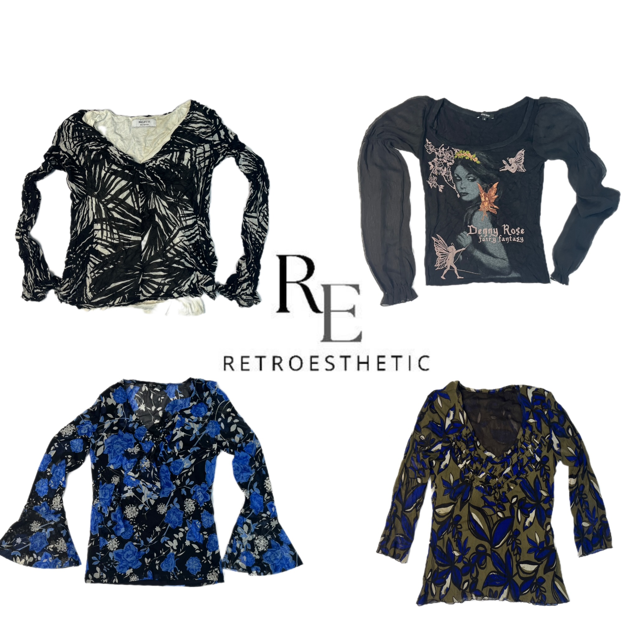 Y2k Grunge Fullsleeve Tops (RE-1143)