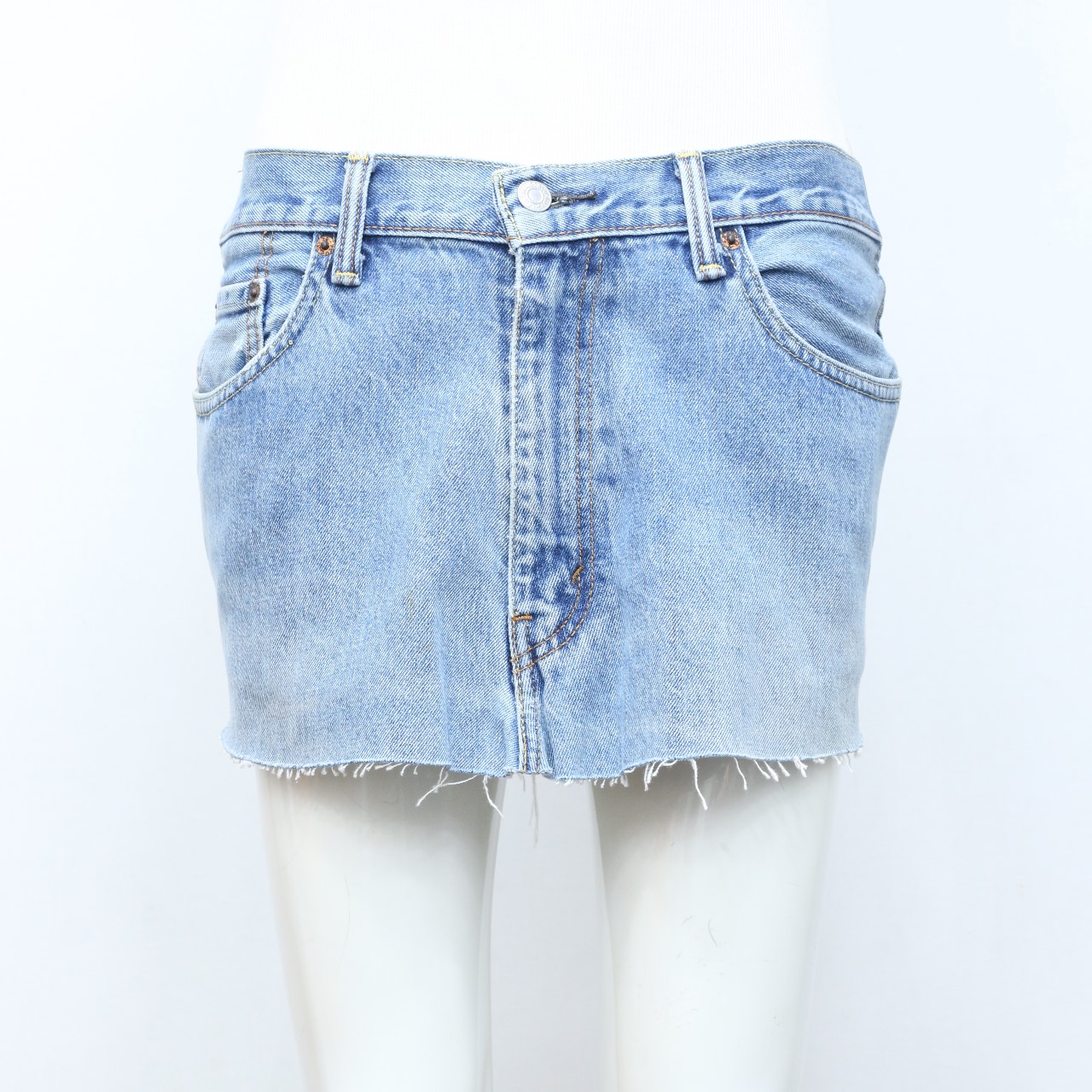 CV0125 Upcycled Denim Double Sided Skirts - 20 Pcs