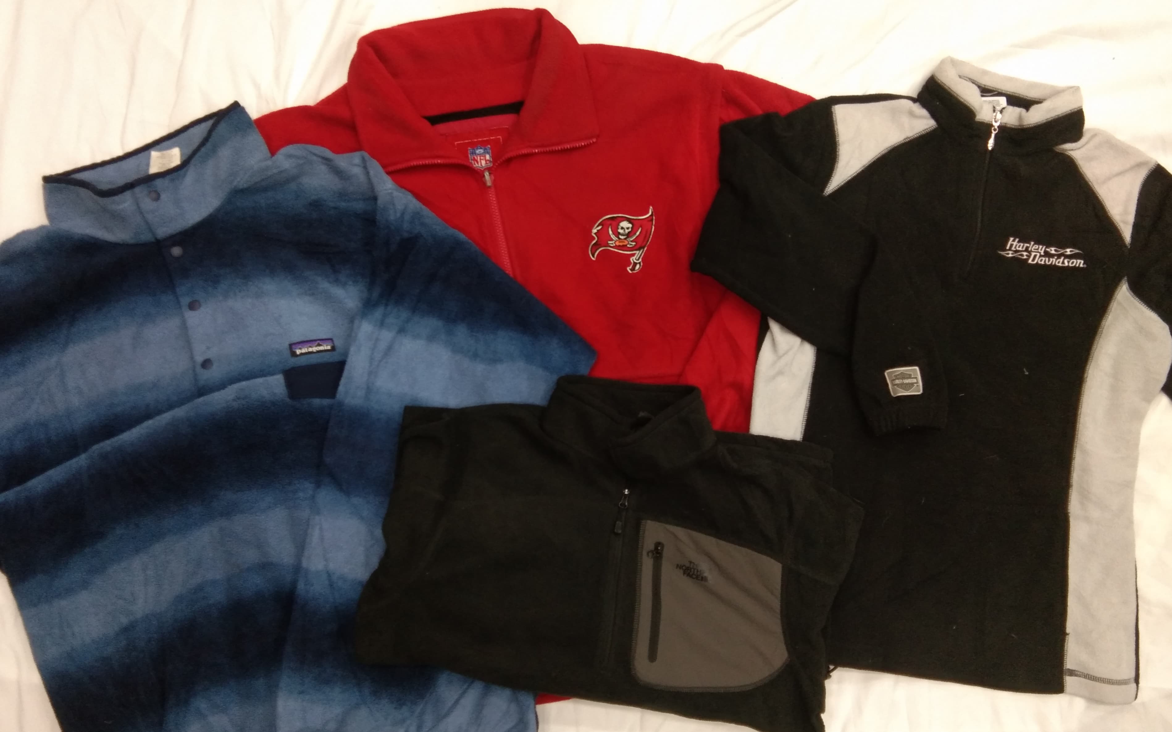 ZH0103 Mix Brand Fleece Jackets - 10 Pcs