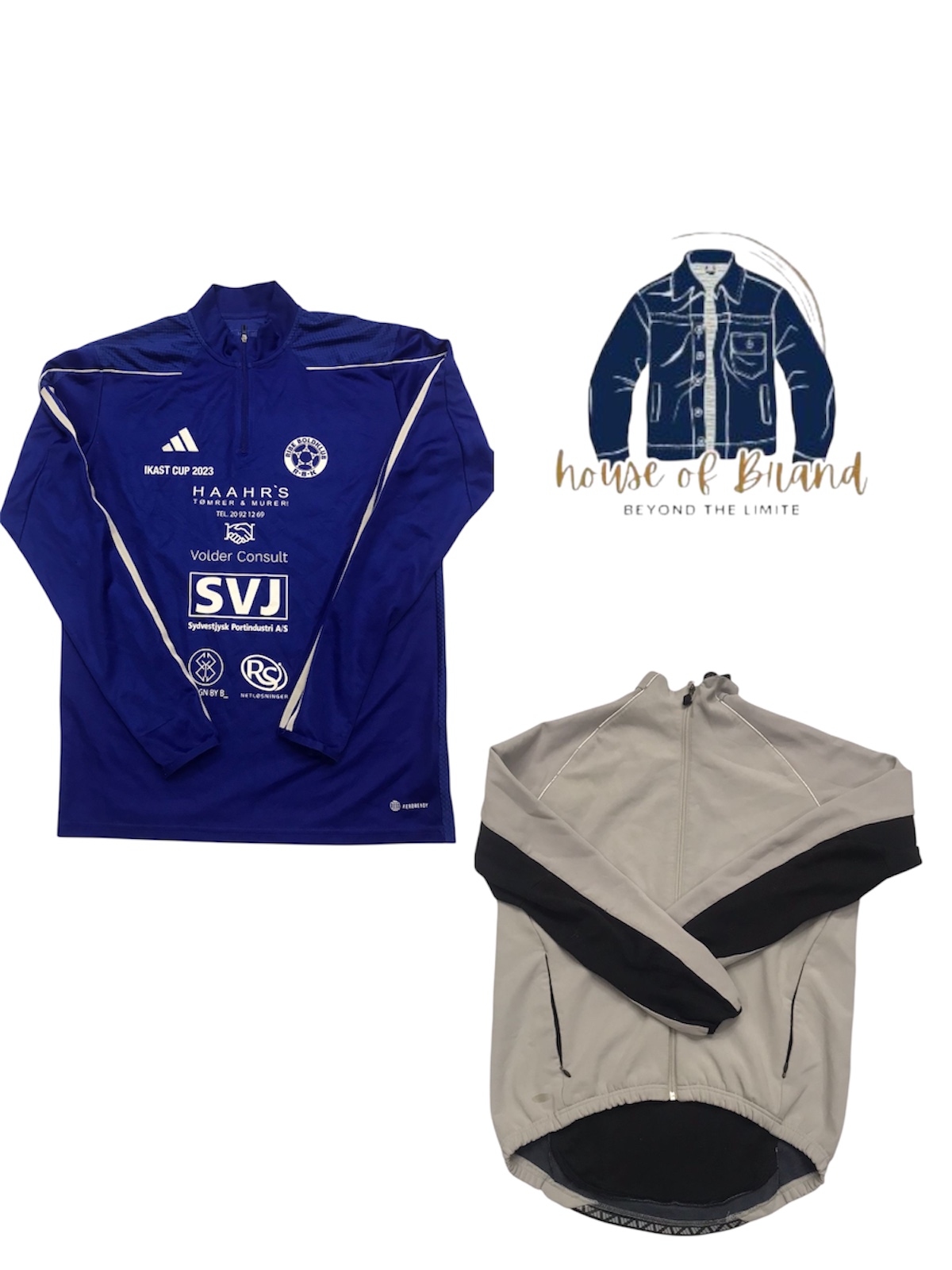 Giacca da atletica Adidas con logo.