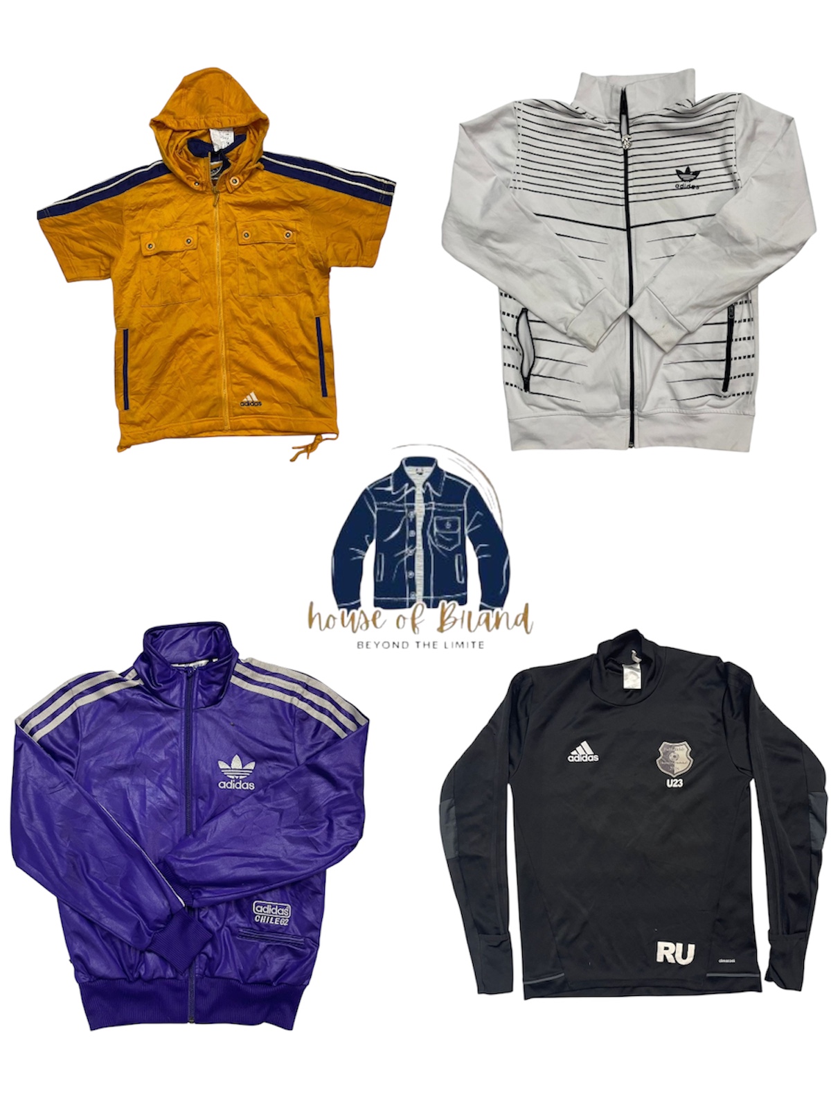 Giubbotti da pista Adidas brandizzati 10 pezzi