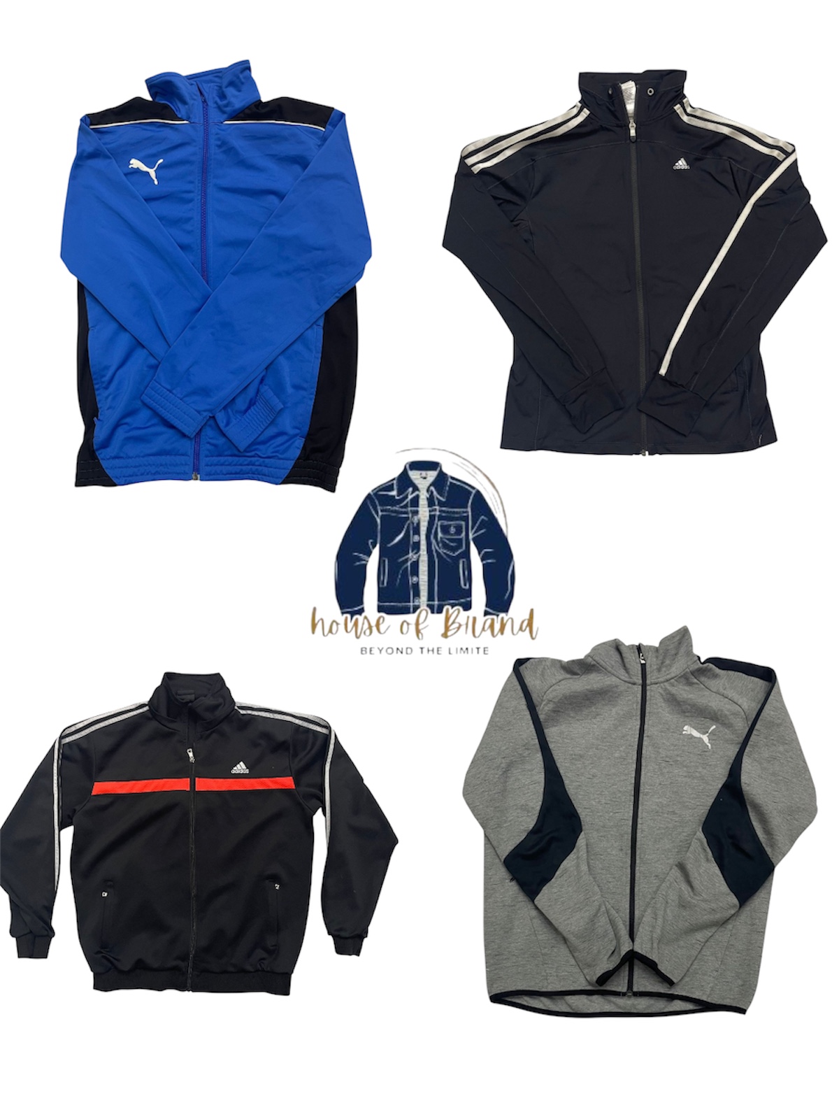 Giacche a track firmate Adidas e Puma