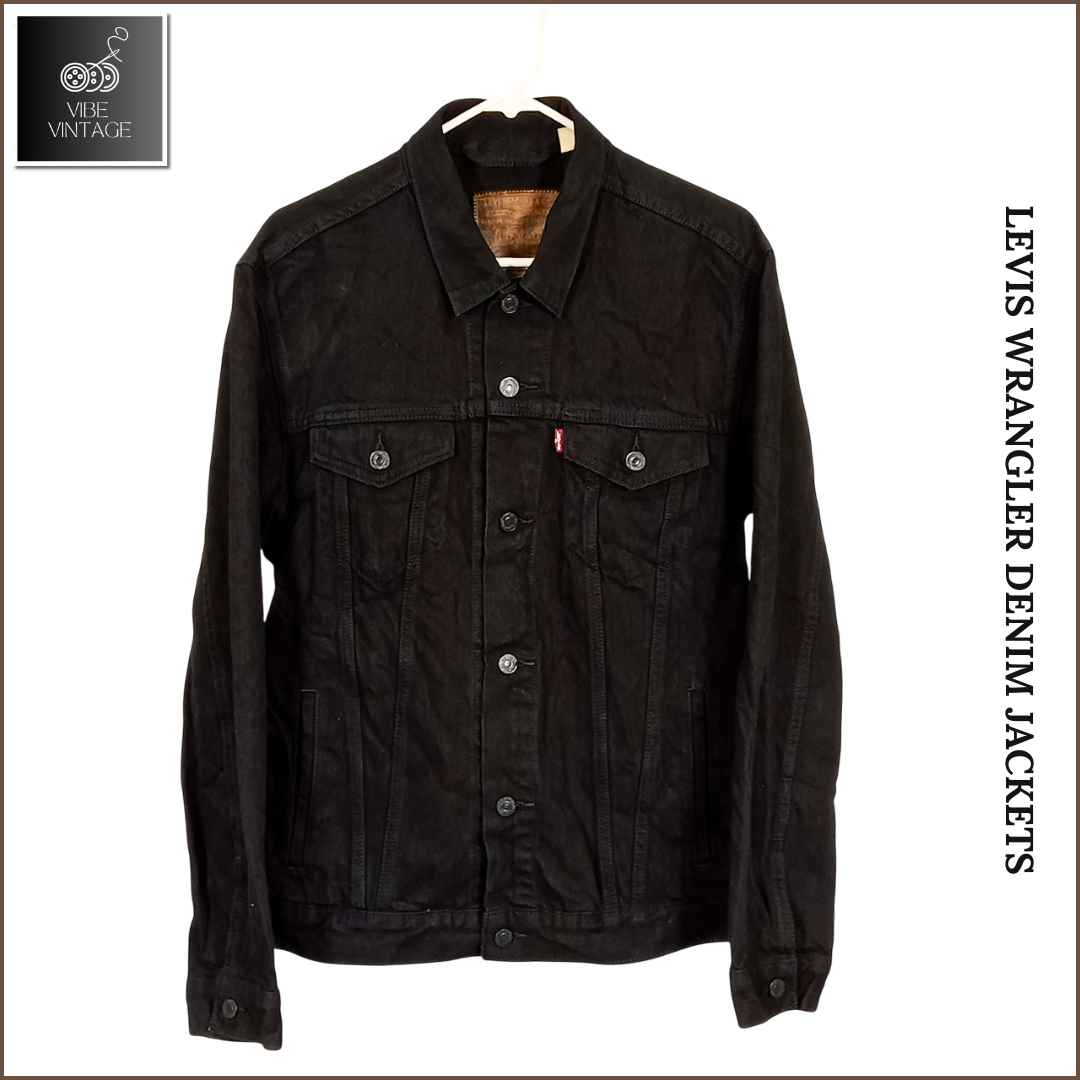 LEVIS WRANGLER DENIM JACKETS - 10 PCS (BUNDLE 2)