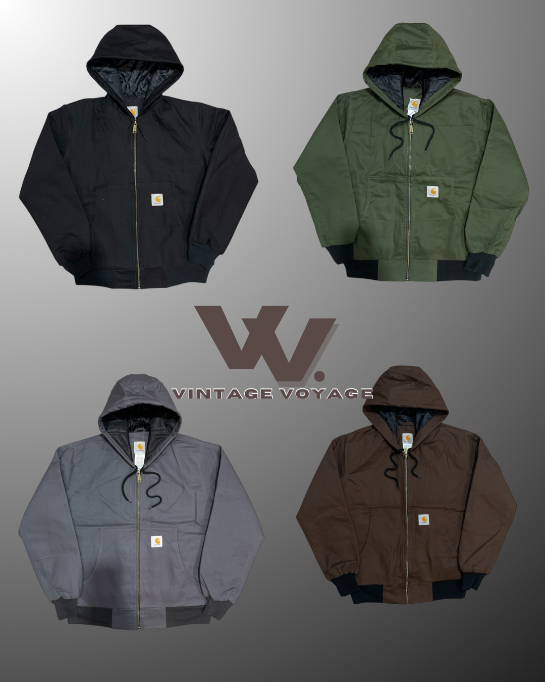 Jaquetas com capuz estilo rework da Carhartt MOQ 10 peças #24525