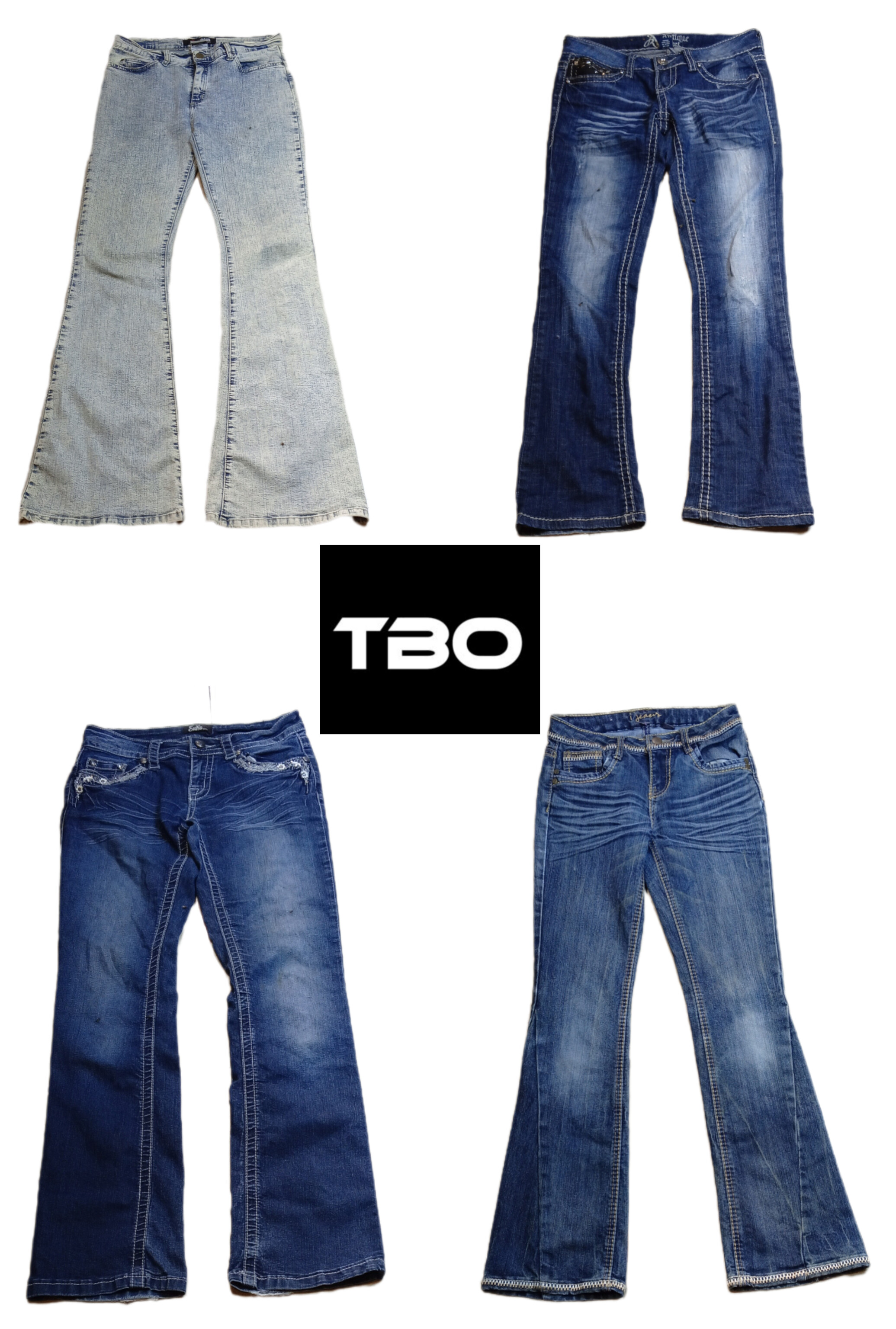 Y2K JEANS MARKENLOS UNMARKIERT