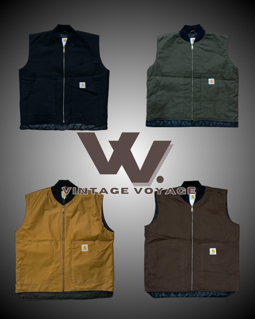 Carhartt estilo rework Gilets MOQ 15 peças #24525