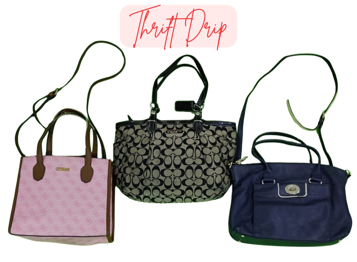Bolsas Premium (Coach, Guess e outras) - 10pcs