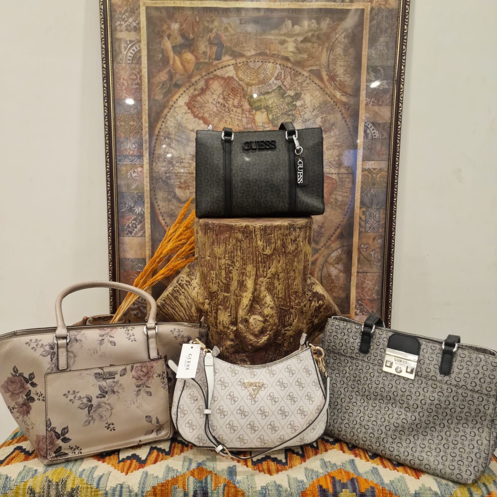 Premium Guess Hand Bags 15 pcs Bundle