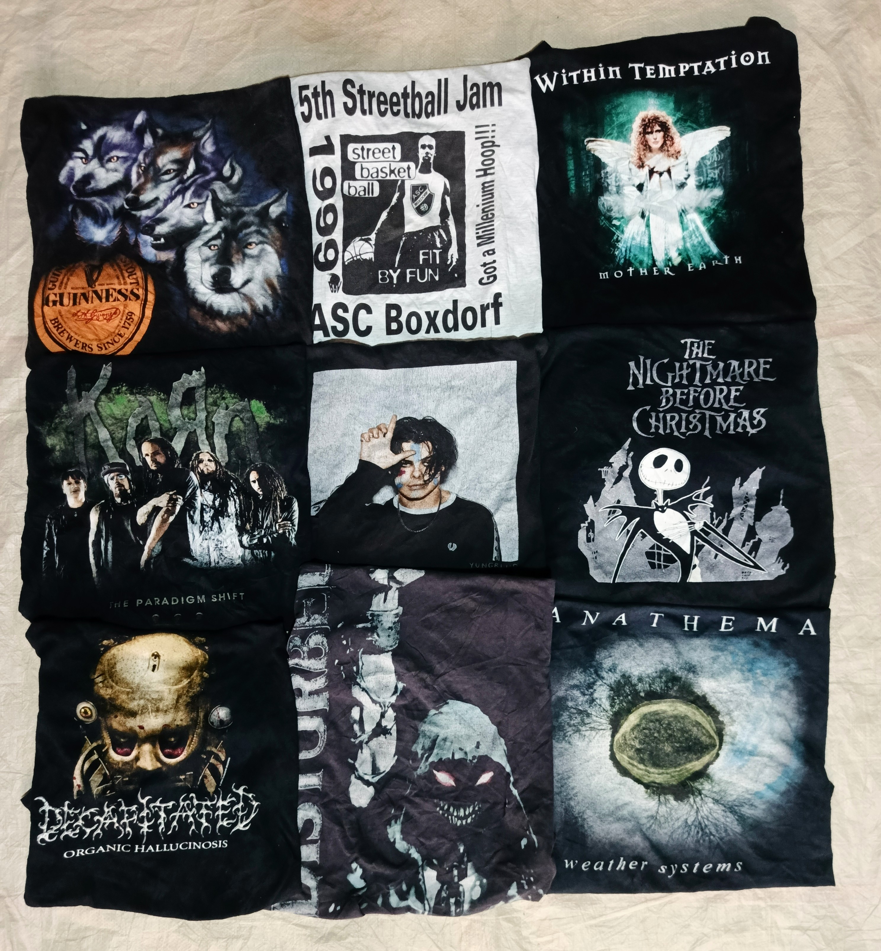 band and music t shirts