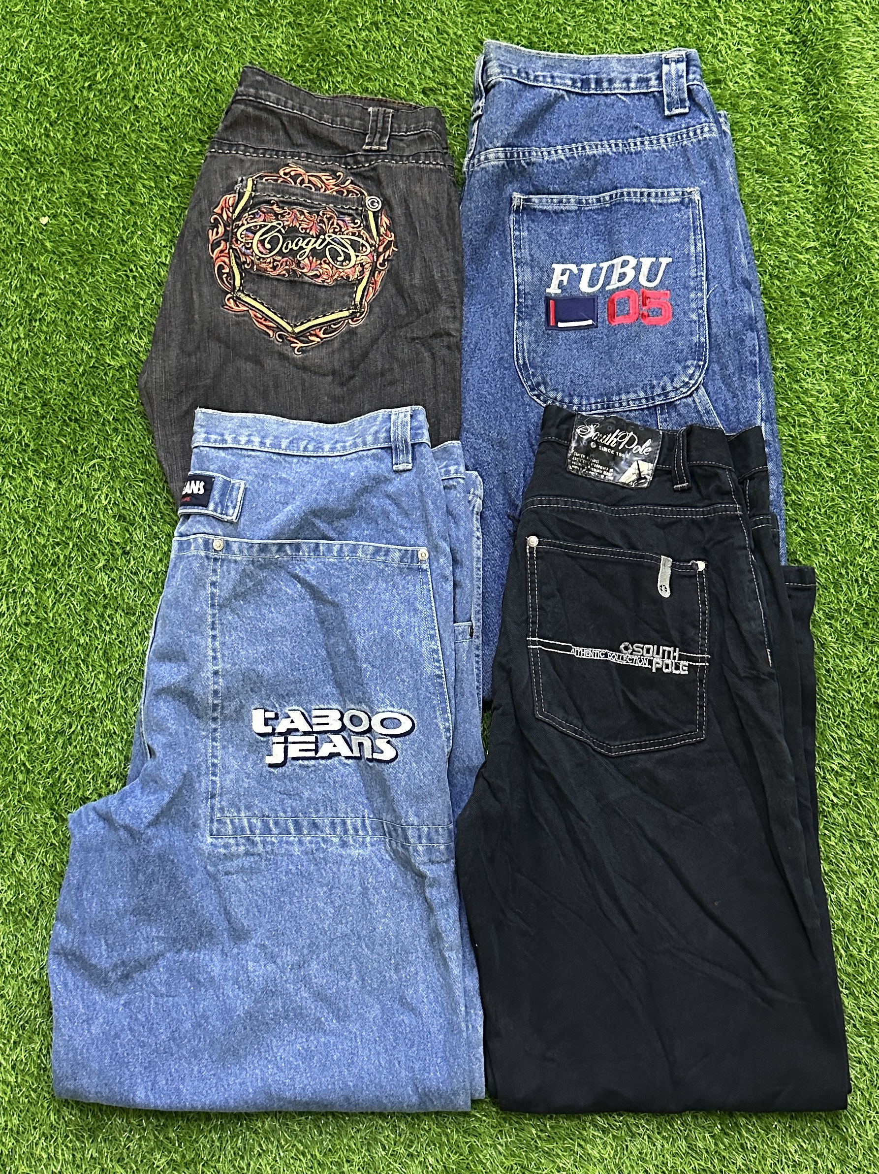 Hiphop Jeans 22 Stück kalkarni, fubu, rocawear, ecko, coogi, billabong