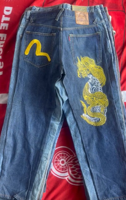 Pantaloni hip hop in denim 23 pezzi