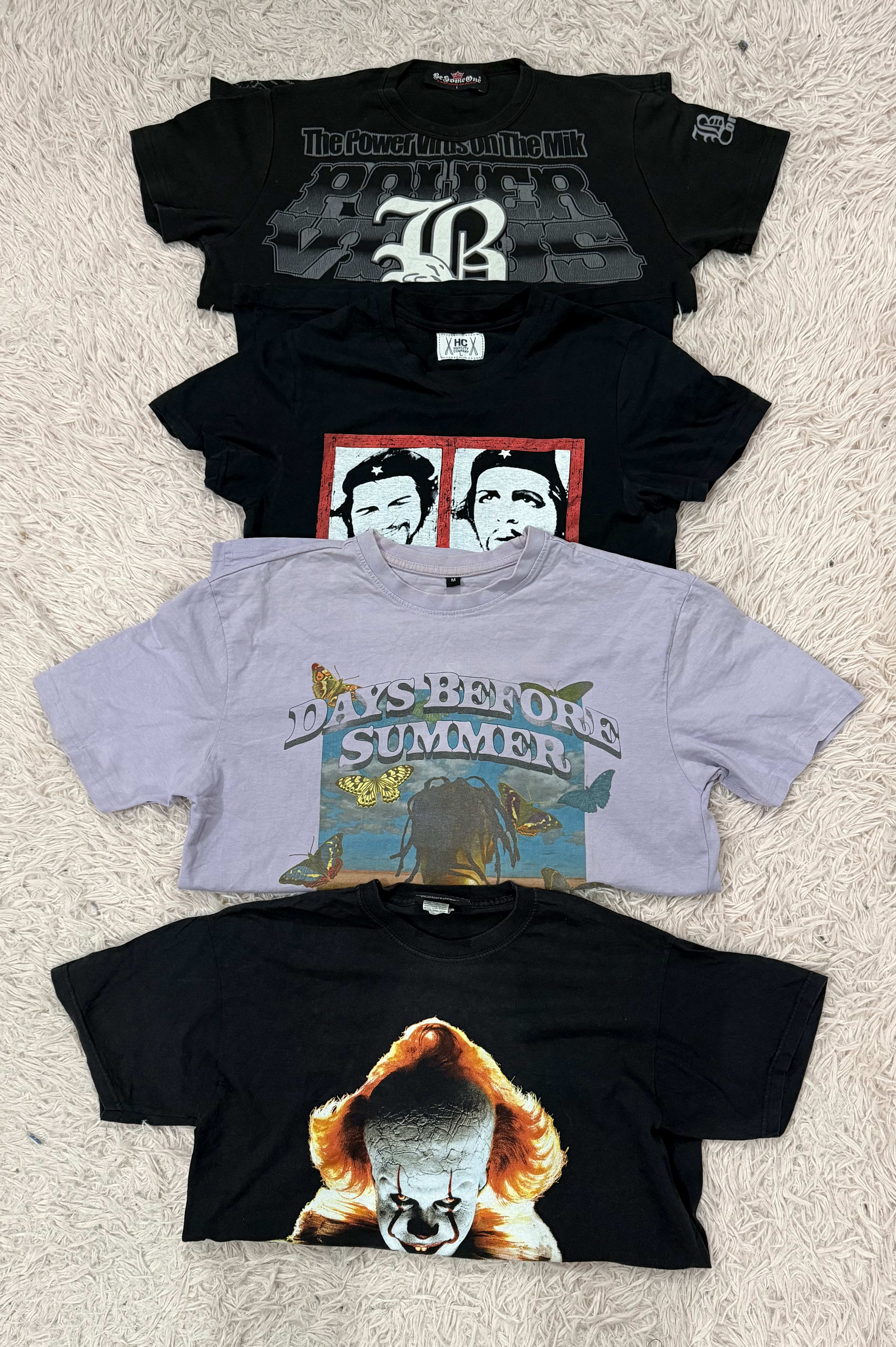 T-shirt stampate vintage 31 pezzi