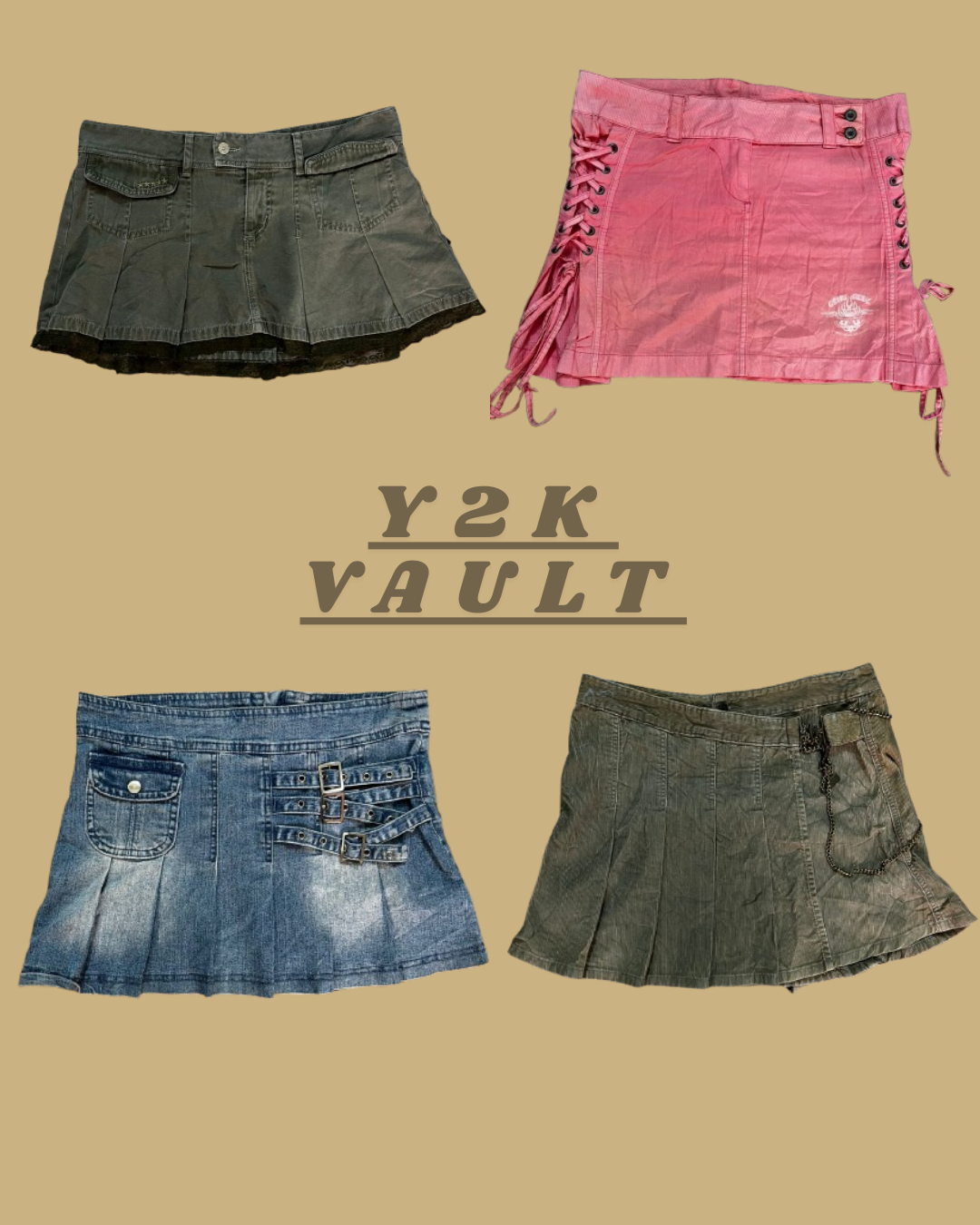 Y2k 2000s mini skirts