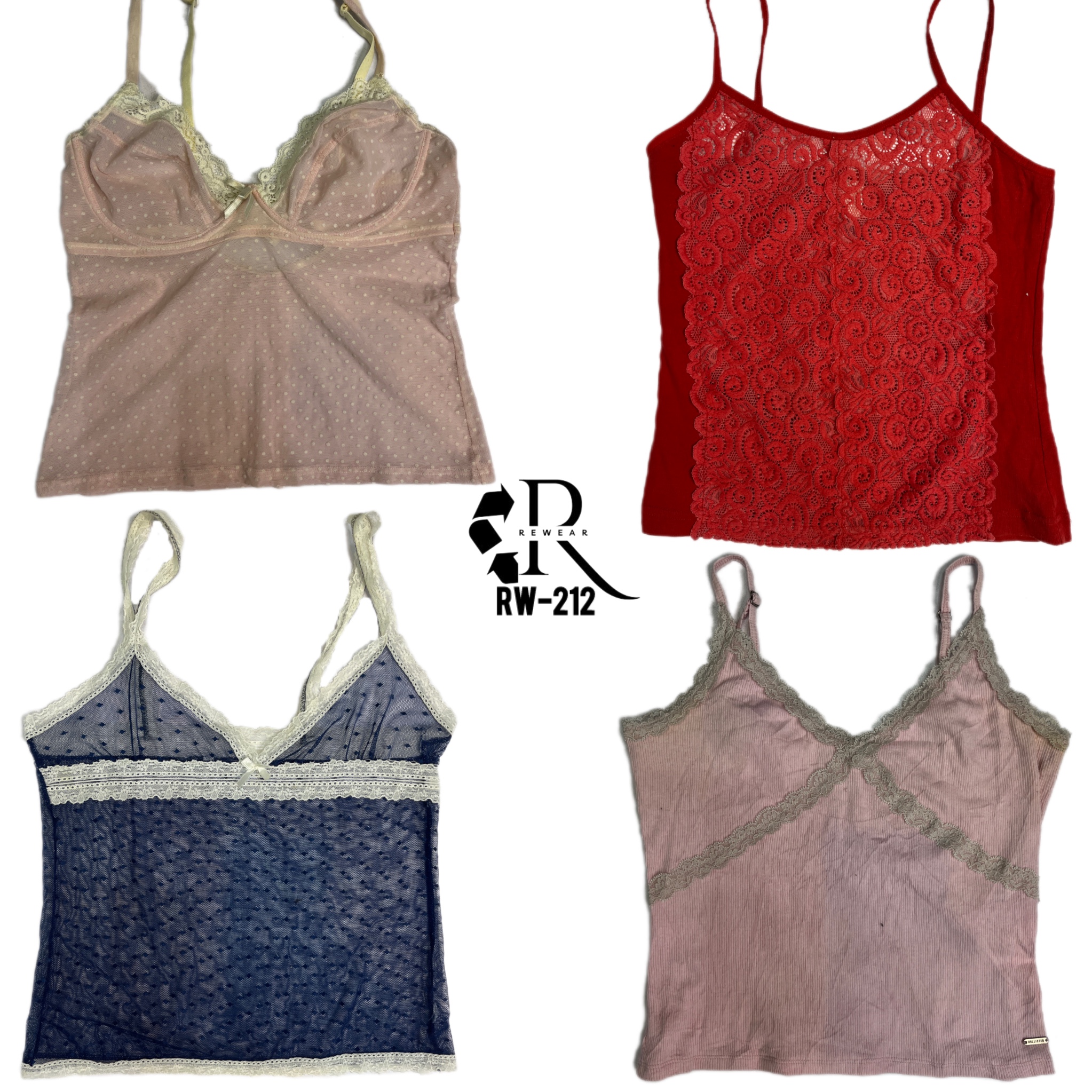 Y2K Soft Cutesy Cami Tops (RW-212)