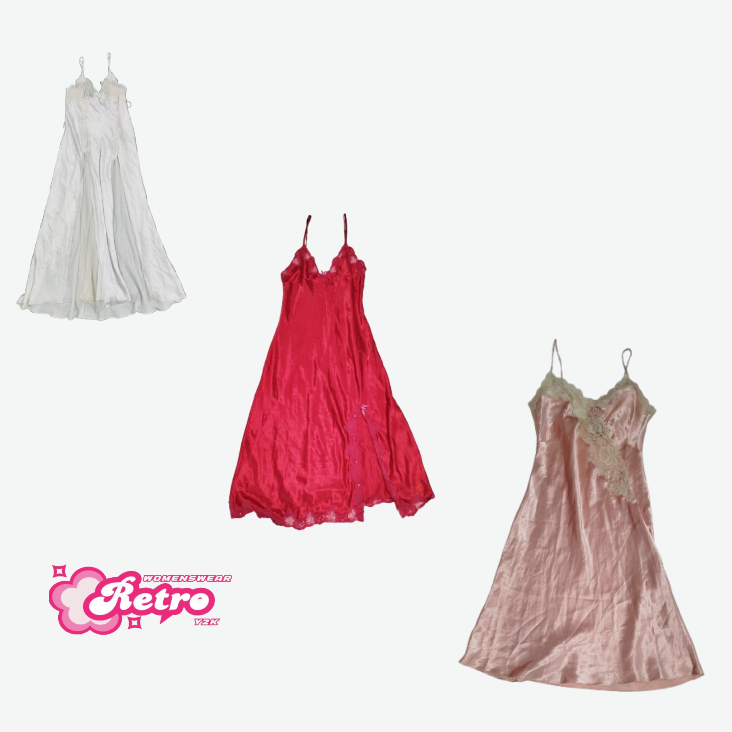 Y2k Mix Slip Dresses (May-56)