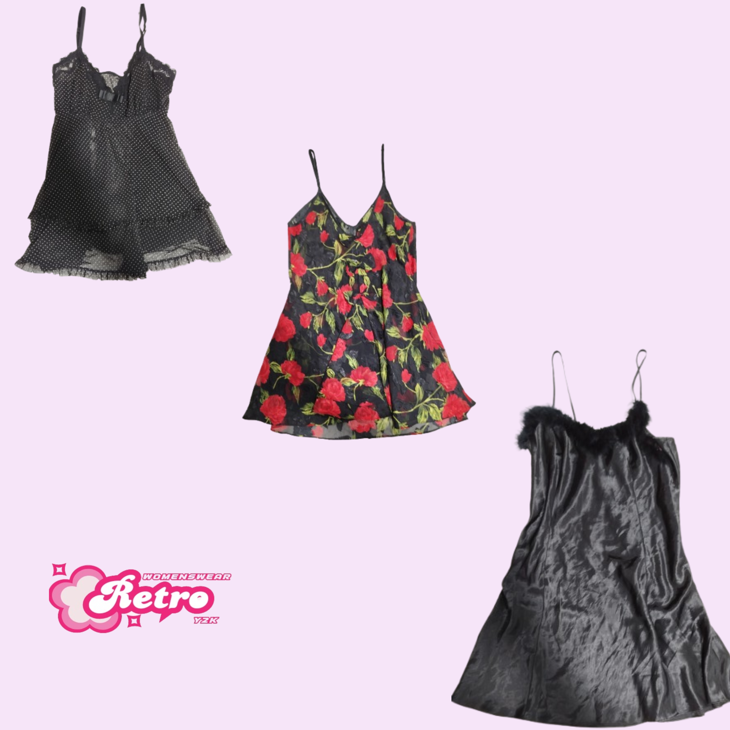 Vestidos Slip de Romance Y2K (Mai-57)