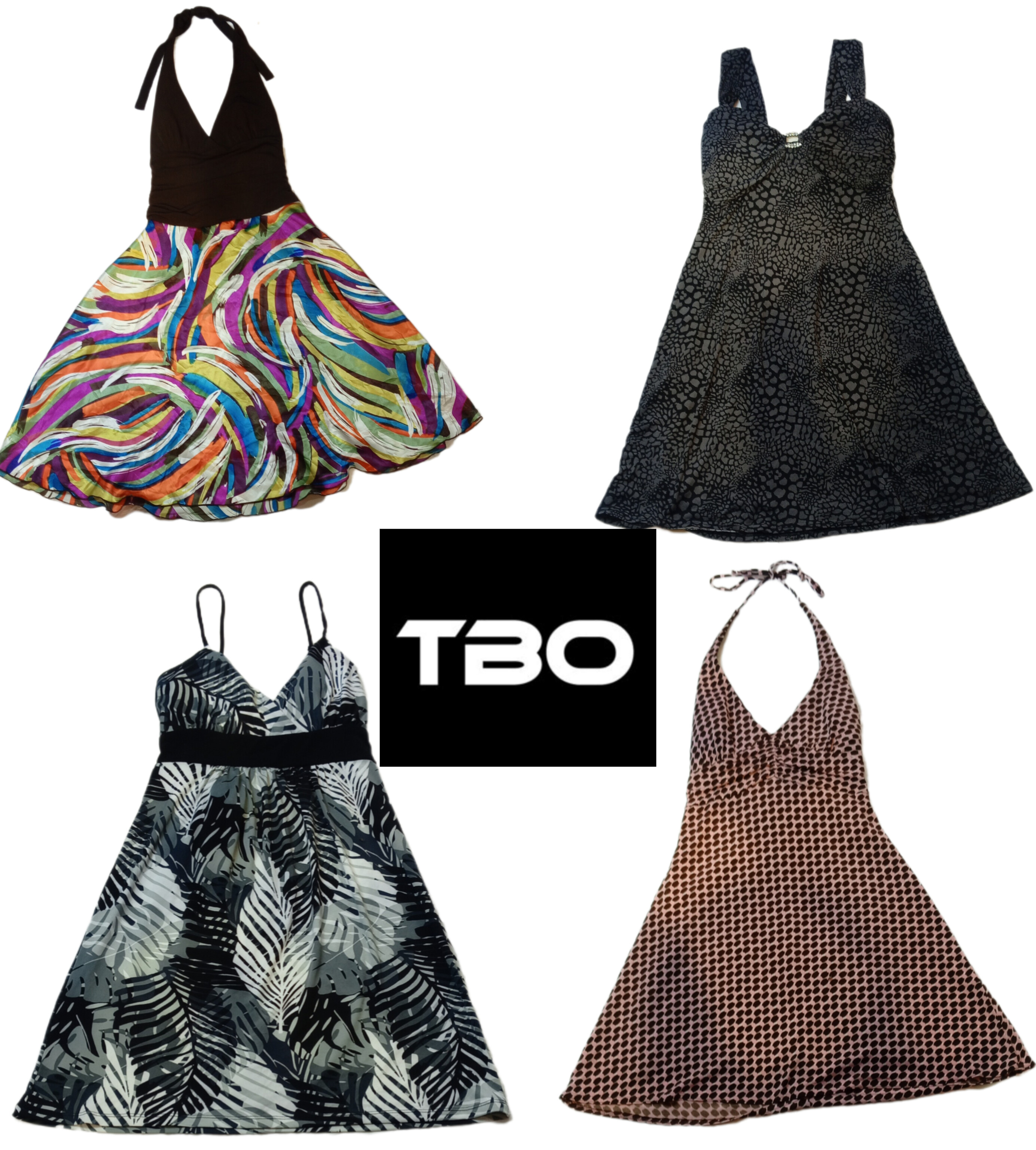 POLY MIDI DRESSES