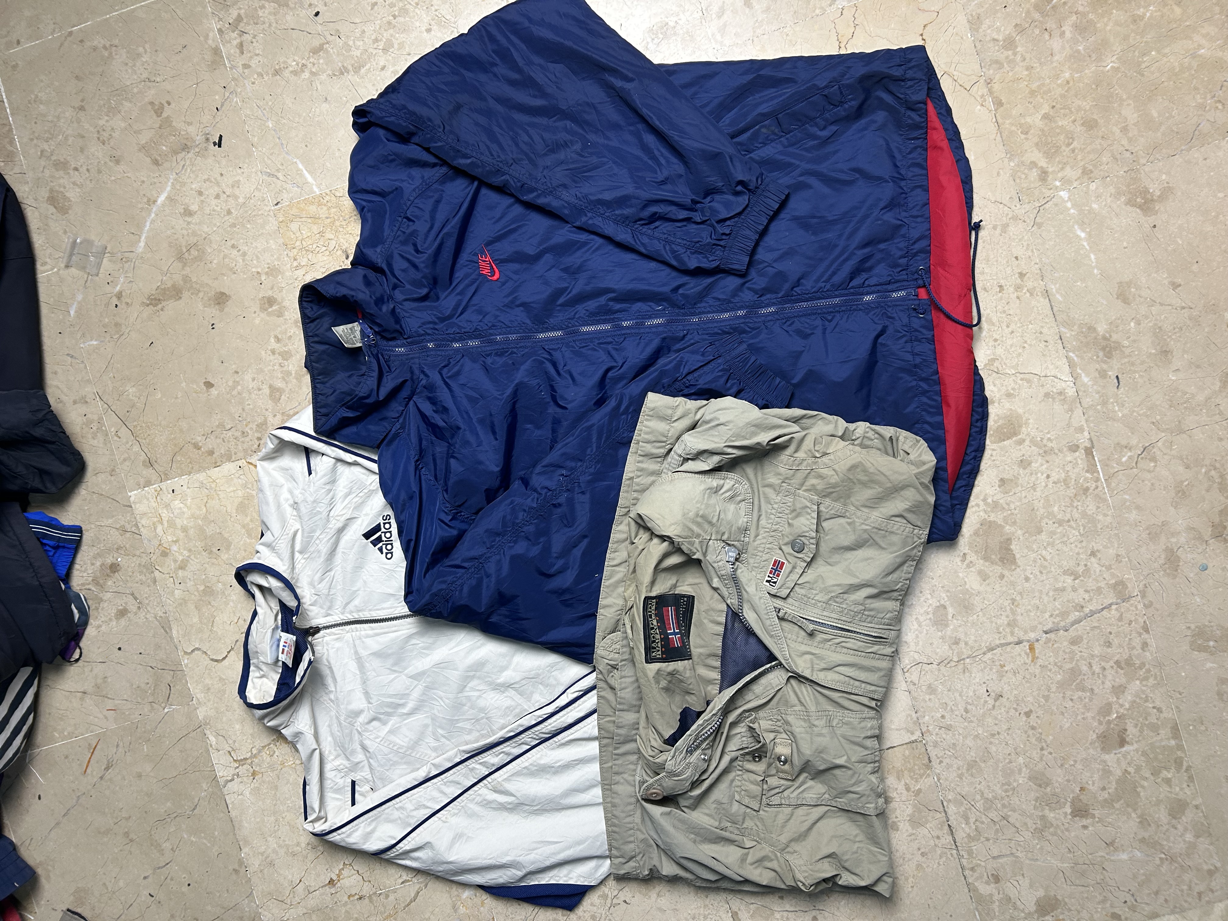 Nike adidas und gemischte Marken-Windbreaker
