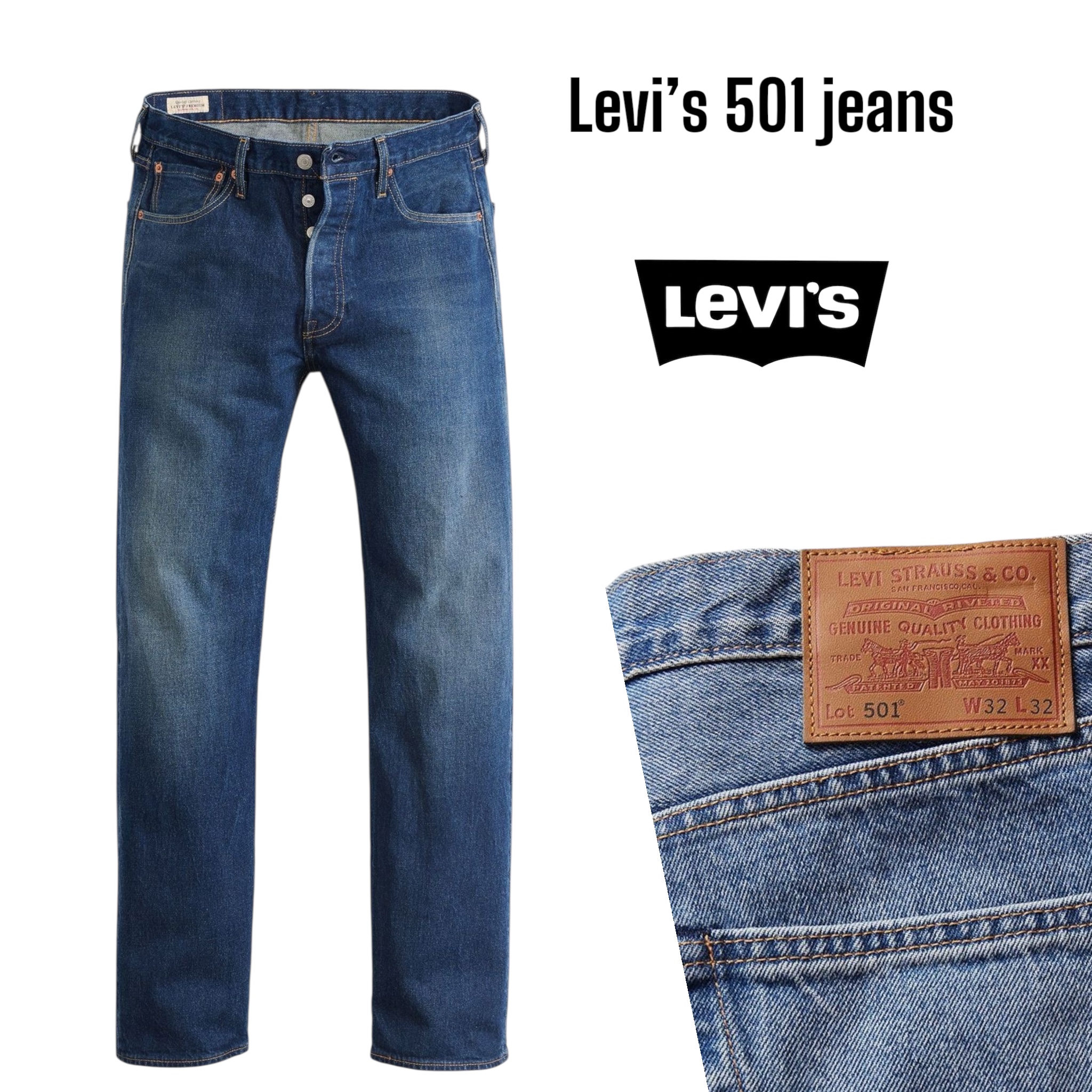 Jeans Levi's 501 | Grande Confezione | Jeans autentici di Levi's
