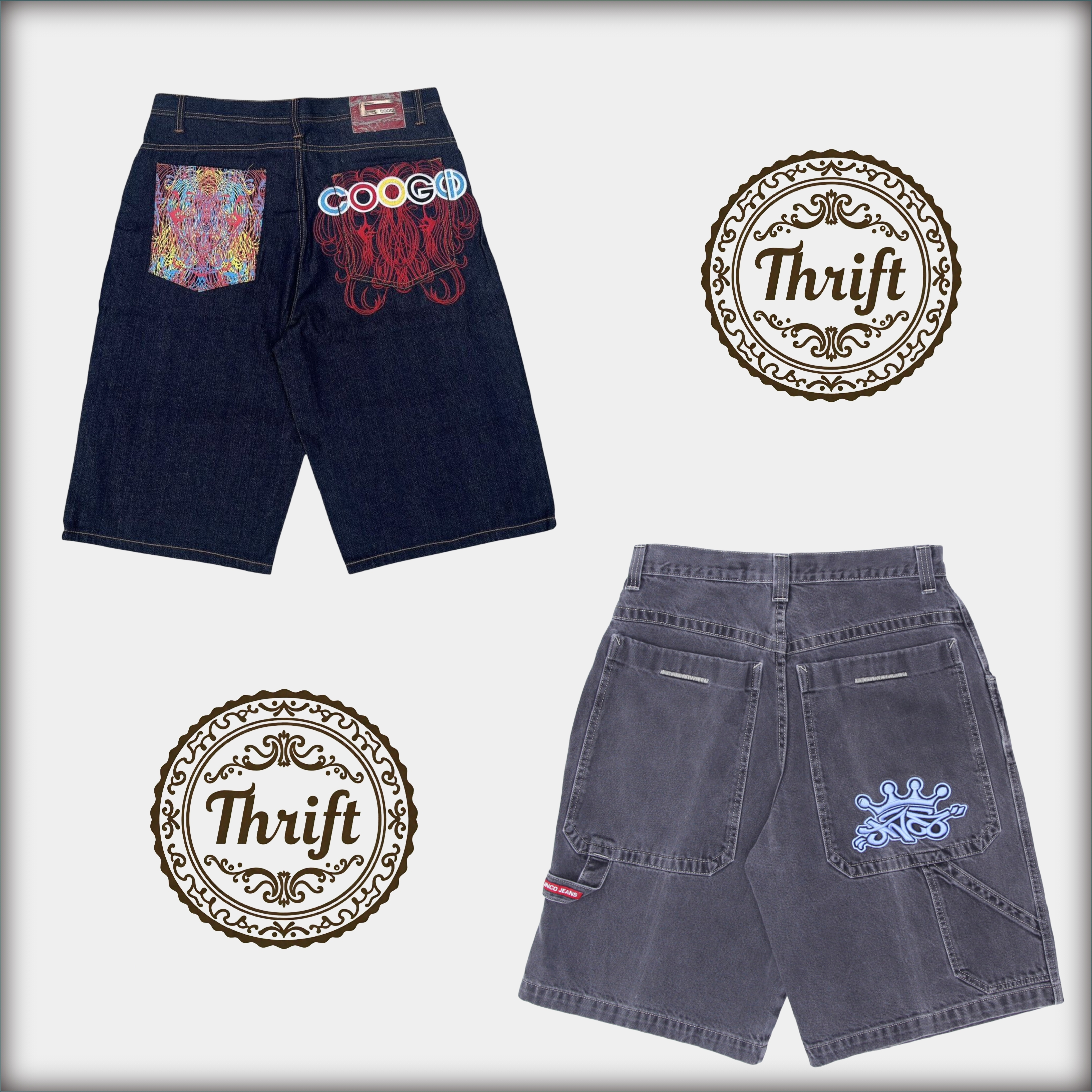 Men Baggy Hip Hop Shorts