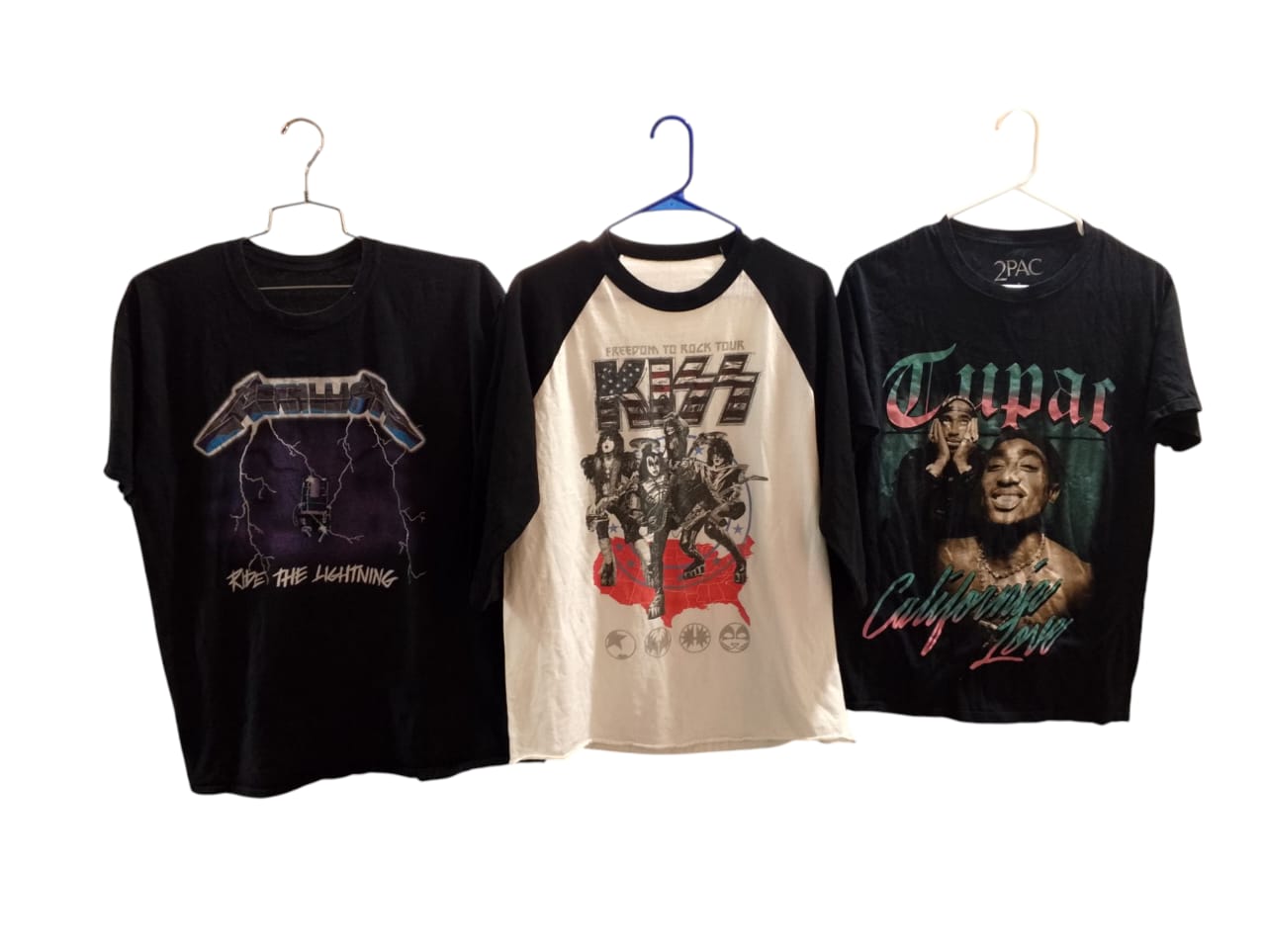 T-shirts de musique - 18 pièces