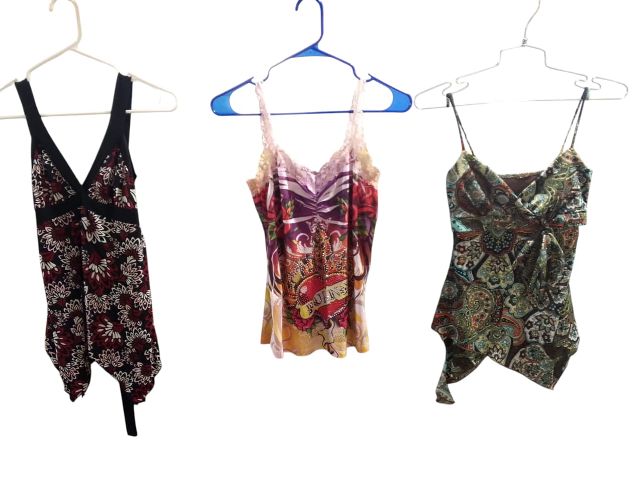 Printed poly tops -10pcs -24/5/25