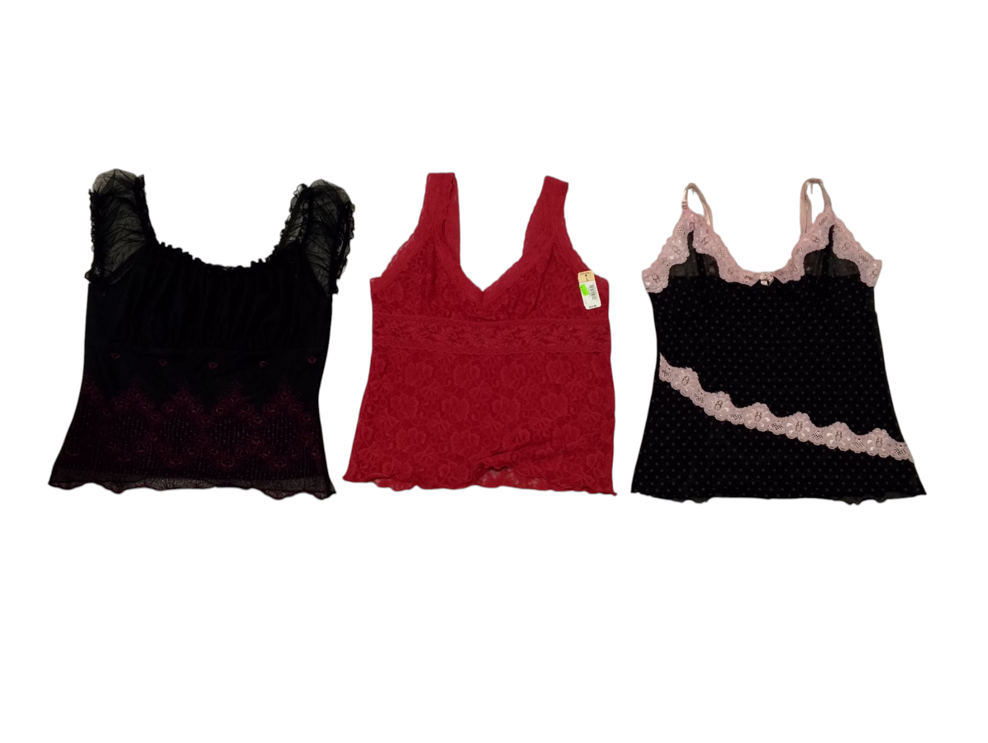 Romantic lace/mesh tops -7pcs -24/5/25