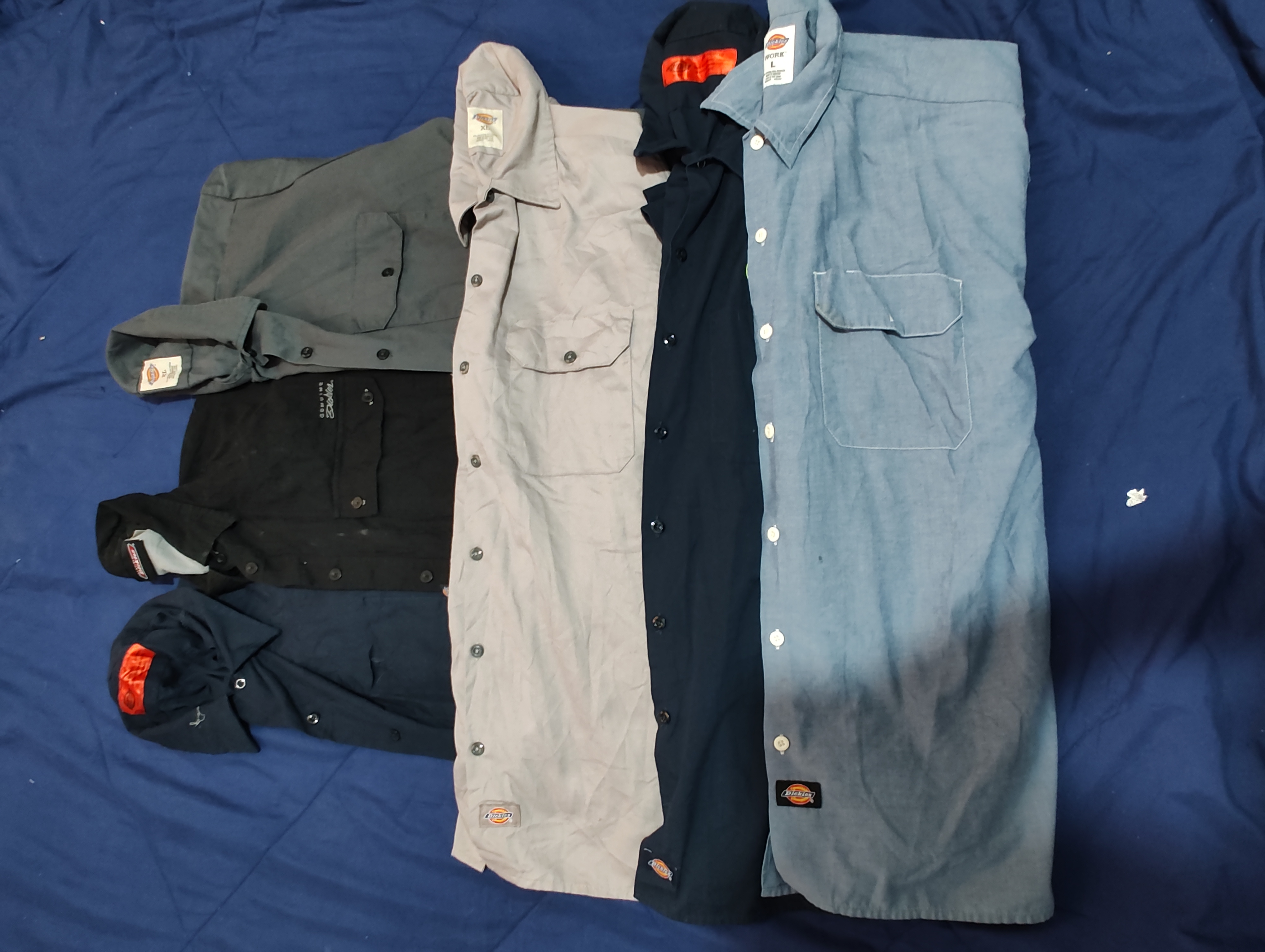 Dickies Button Mens Shirts 12 pcs