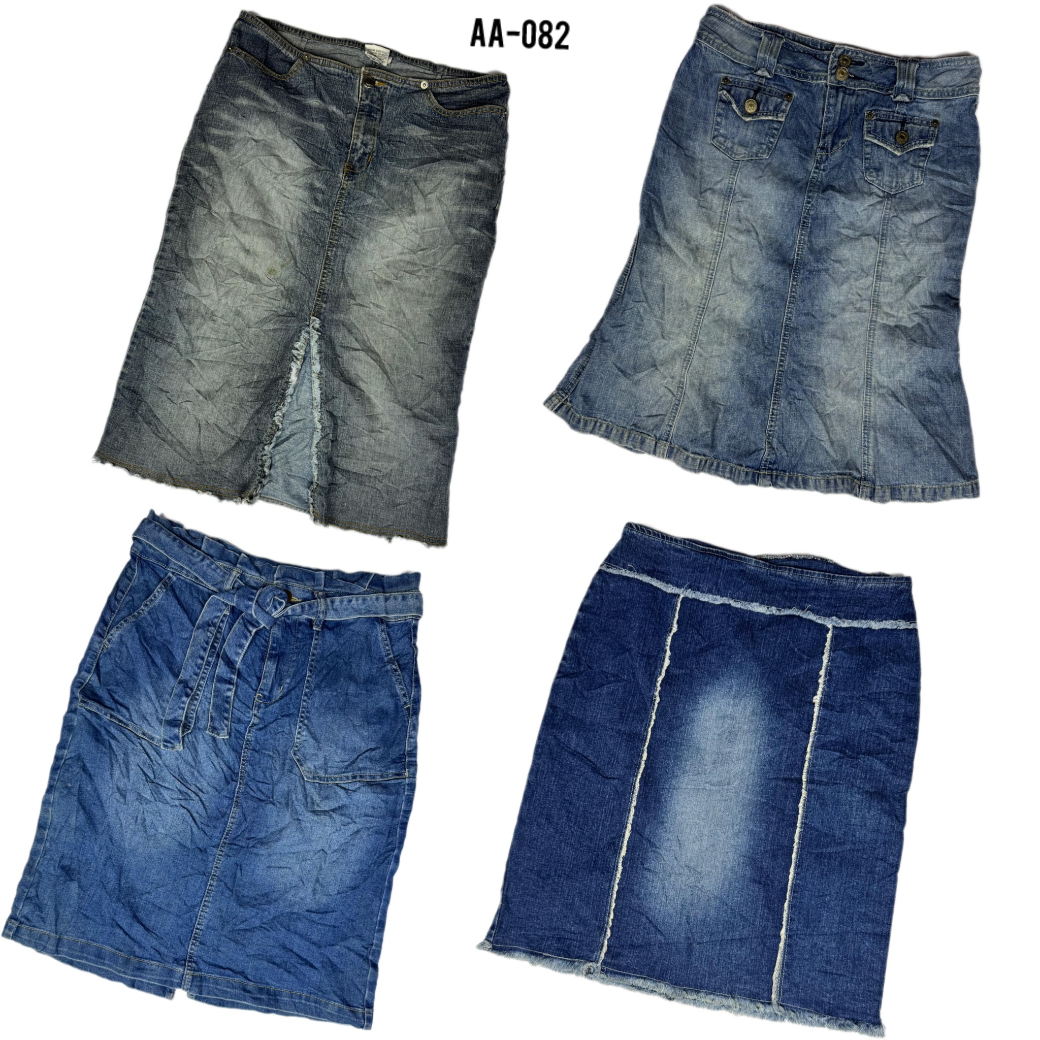 Y2K Britney Era Denim Midi Skirts (AA-082)