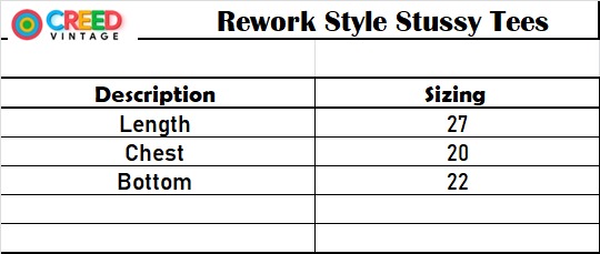 CV0145 Rework Style Stussy T-shirts - 20 Pcs