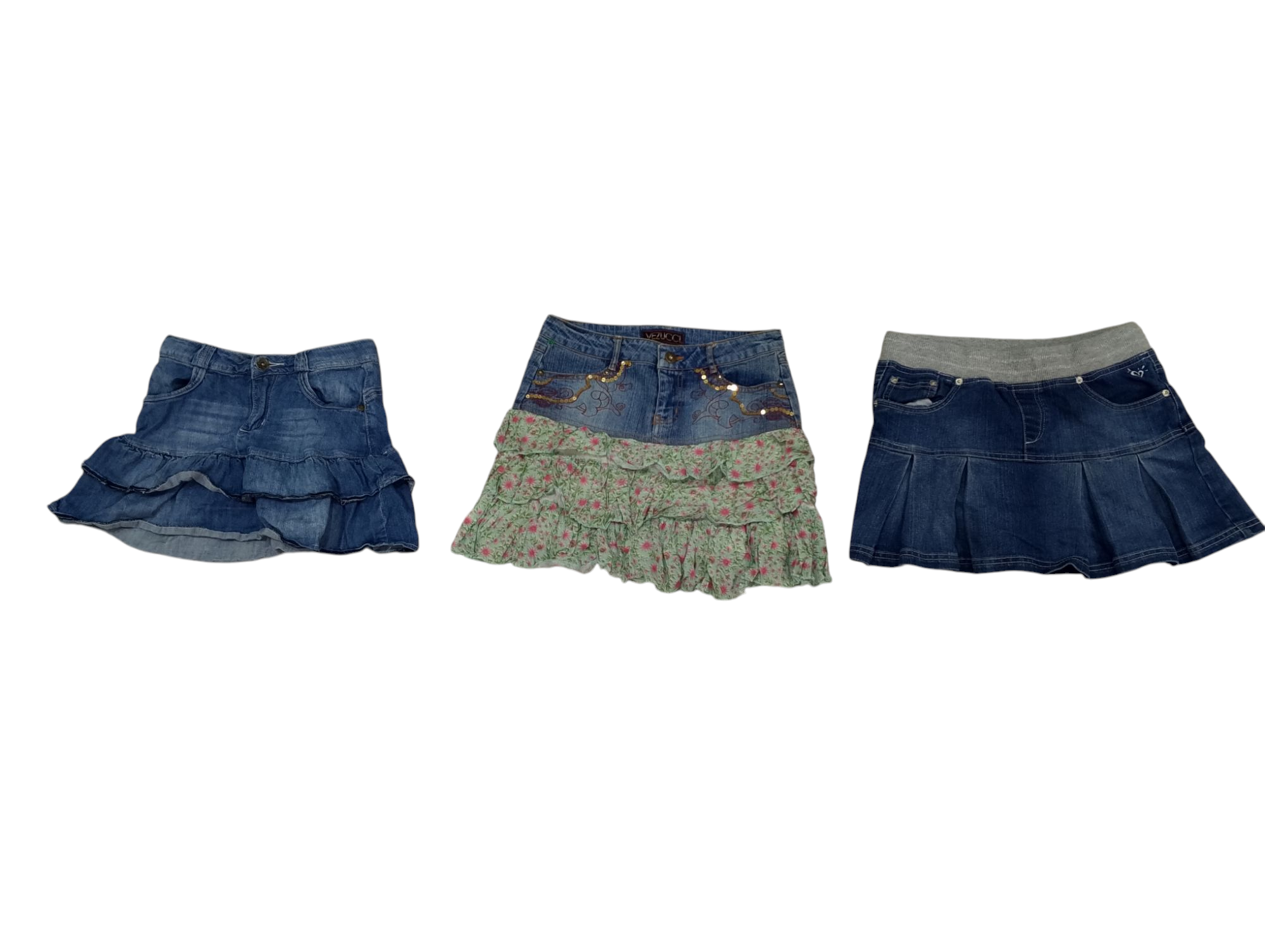 Saia de denim mini/longa - 11 peças - 27/5/25