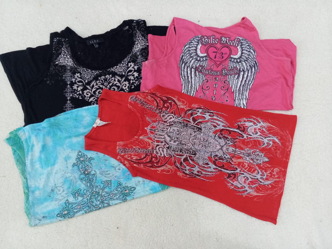IQ0088 Y2k Streetwear-Stil Tanktops - 15 Stück